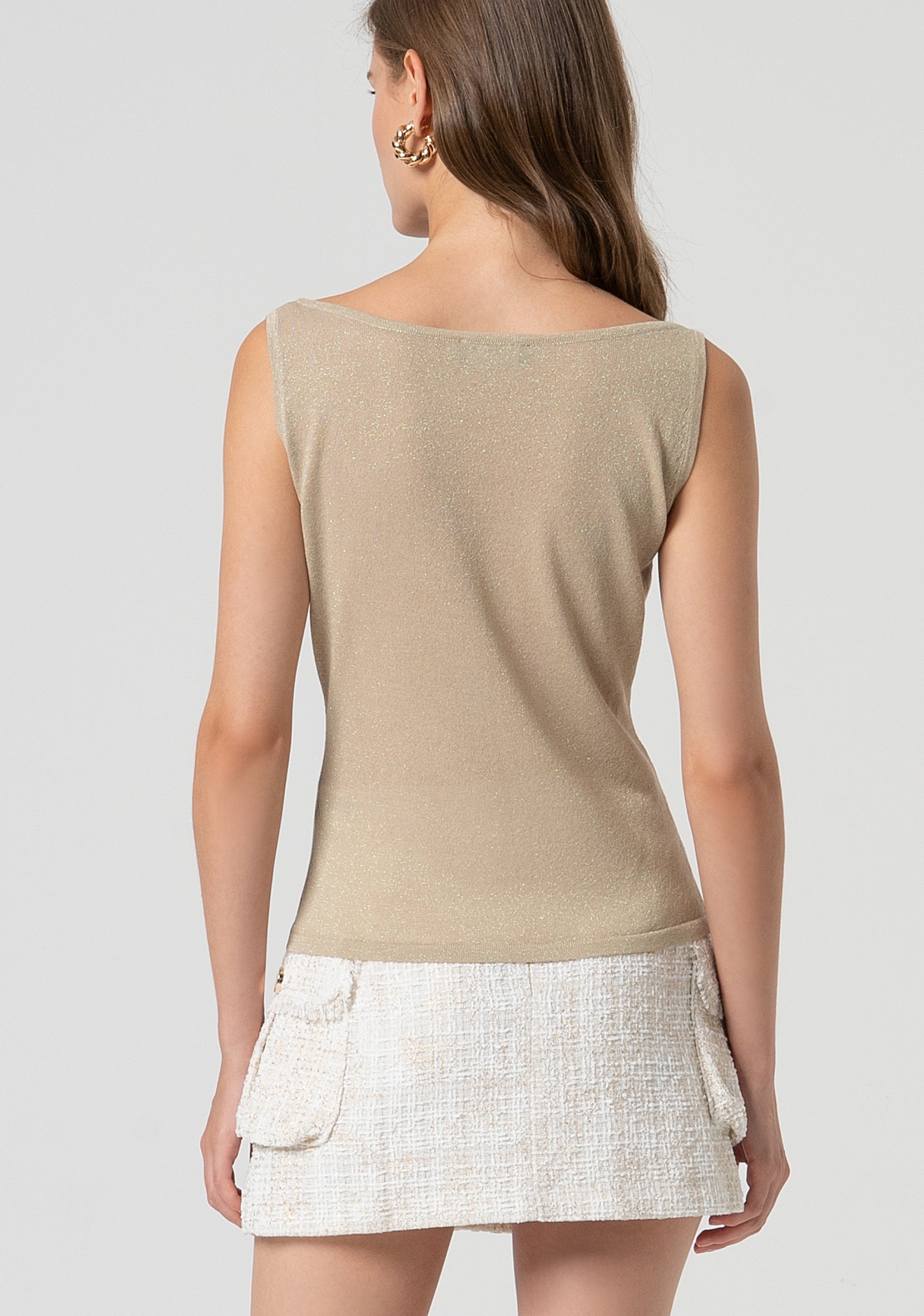 Knitted tank top regular fit Fracomina FS25ST4006K414Q7-050-3