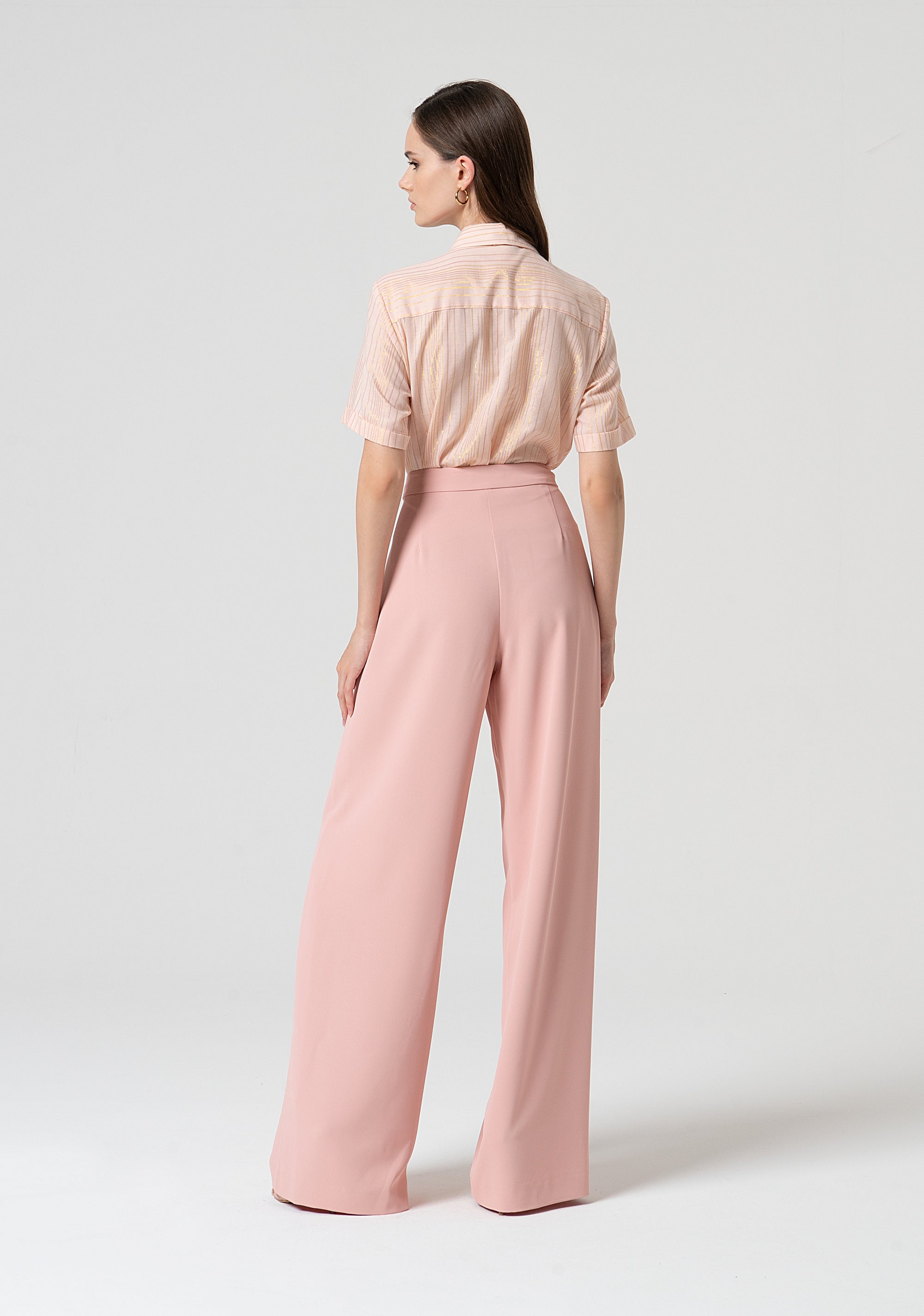 Palazzo pant with high waist Fracomina FS25SV3002W47601-226-4