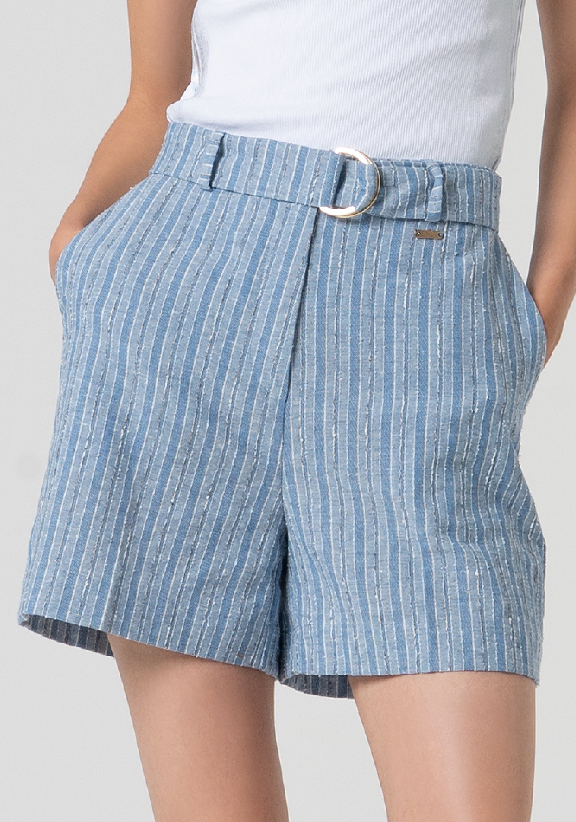 Bermuda regular fit with stripes Fracomina FS25SV6004W402Q6-064-2