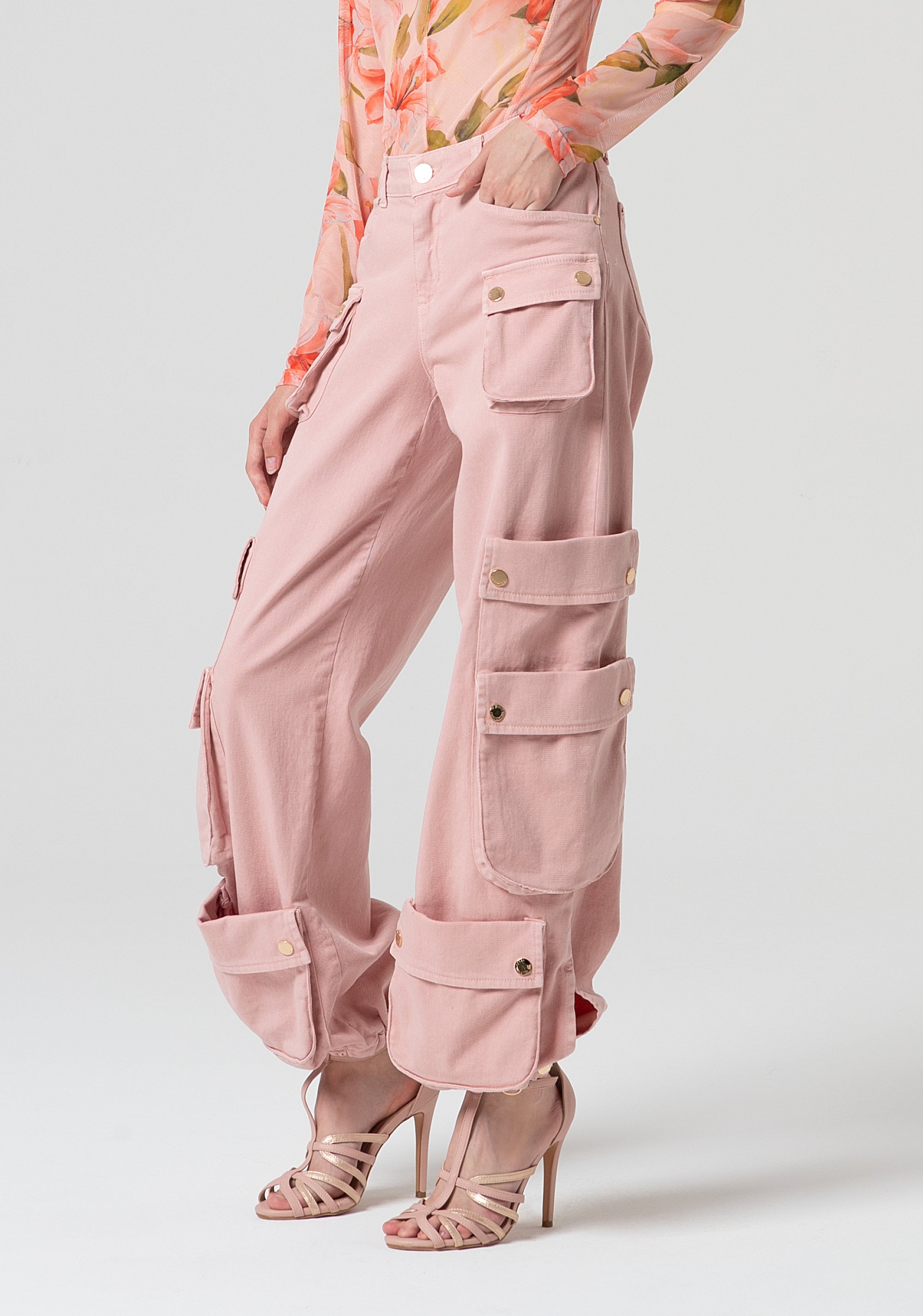 Cargo pant made in cotton Fracomina FS25SVC003D40001-226-2