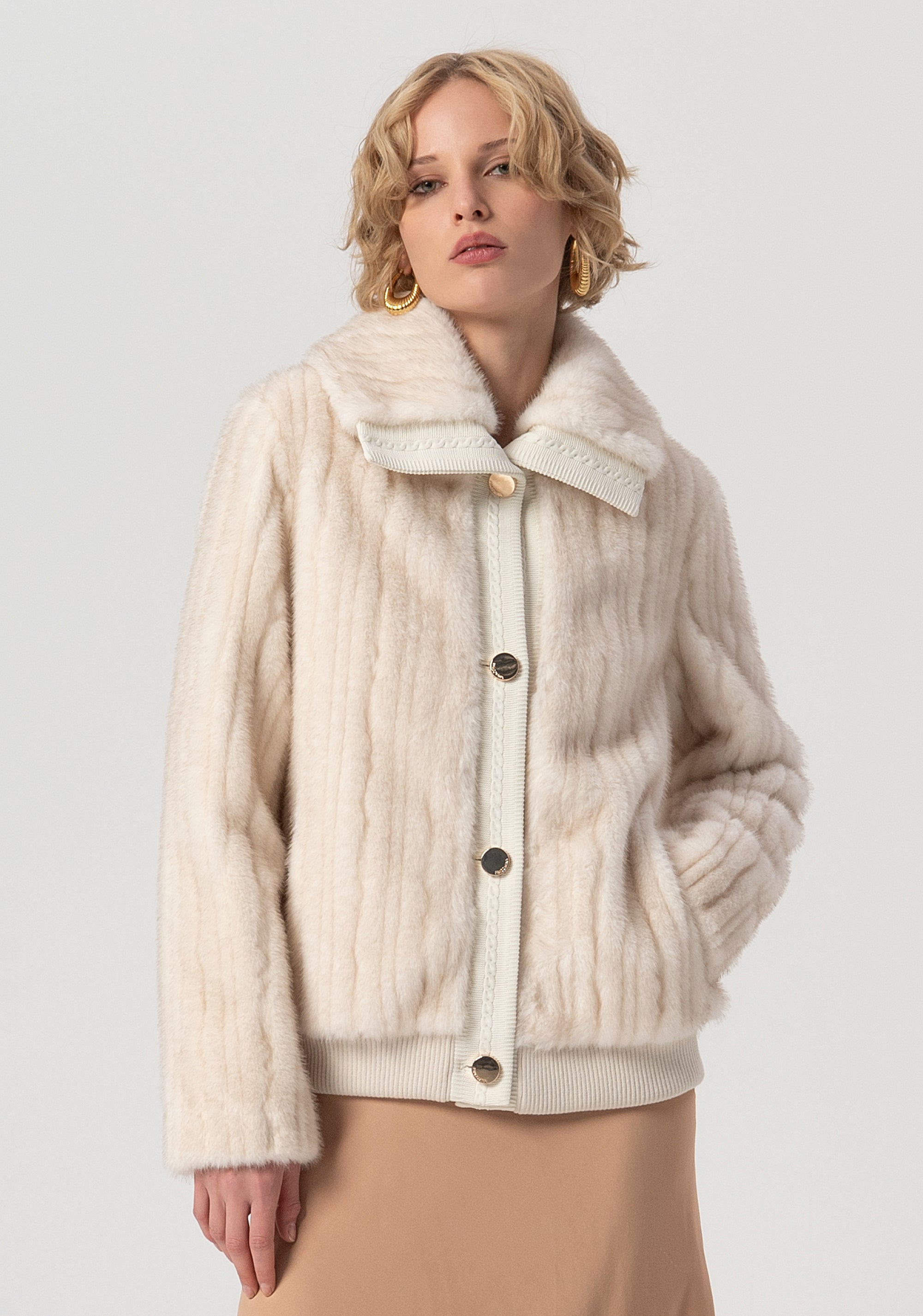 Bomber jacket regular fit Fracomina FS25WC4001O44501-108-1