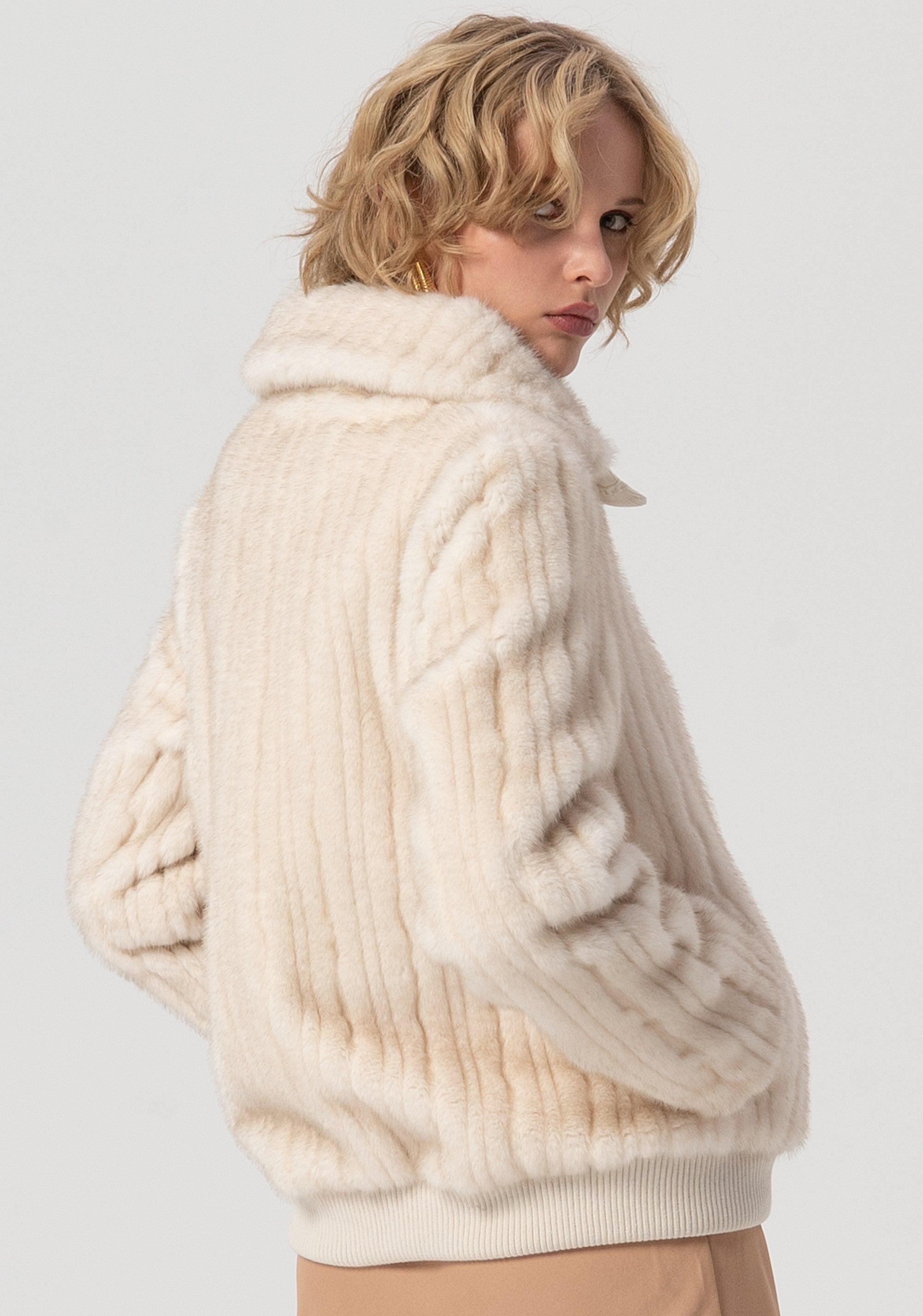 Bomber jacket regular fit Fracomina FS25WC4001O44501-108-3