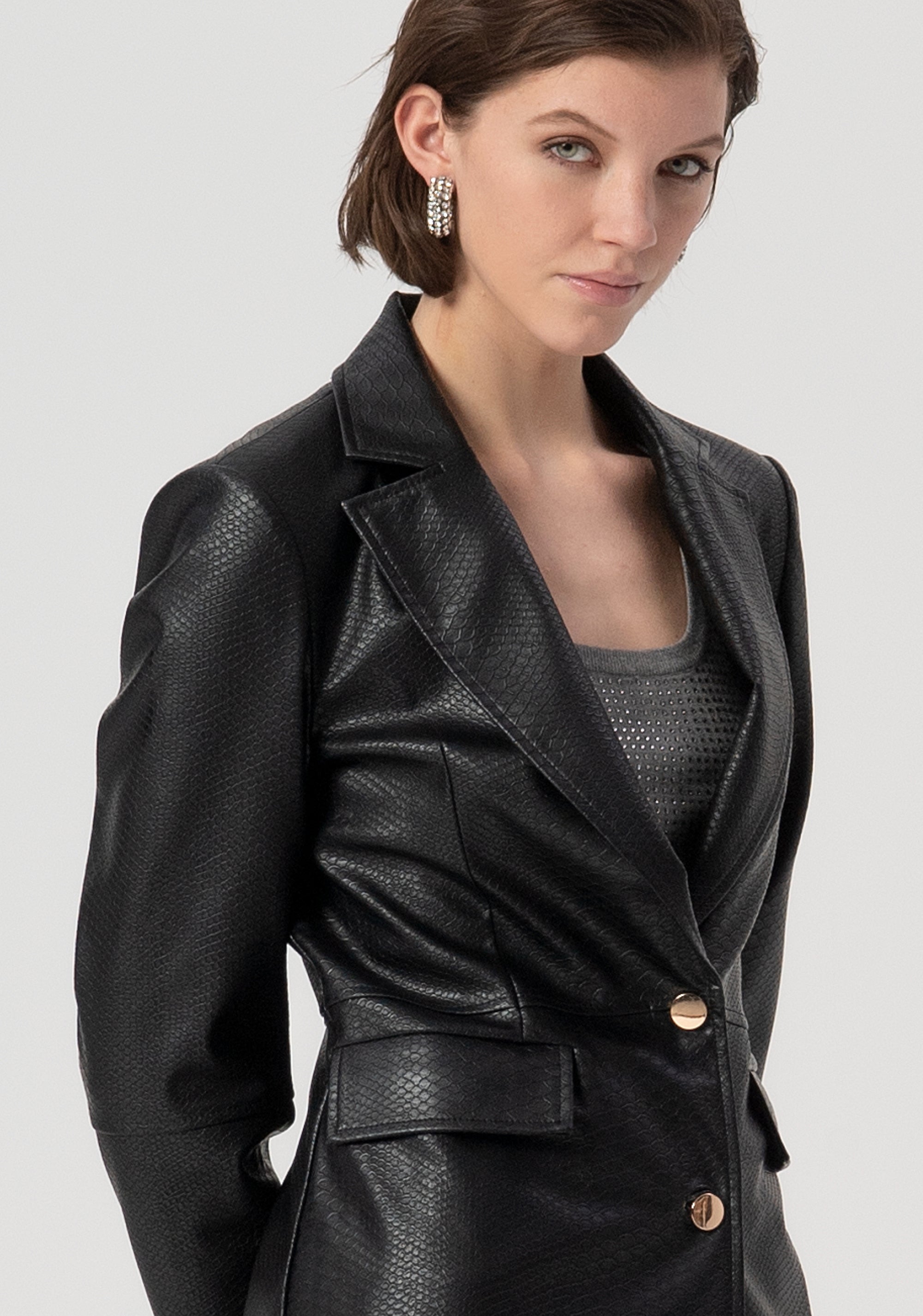 Blazer jacket regular fit single breasted Fracomina FS25WJ2001P41101-053-2