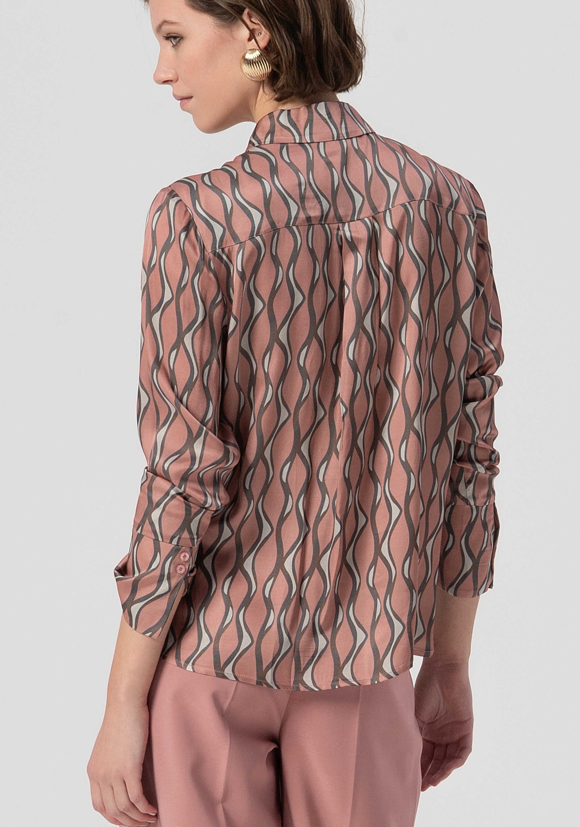 Shirt regular fit with conceptual pattern Fracomina FS25WT6010W651K5-238-3