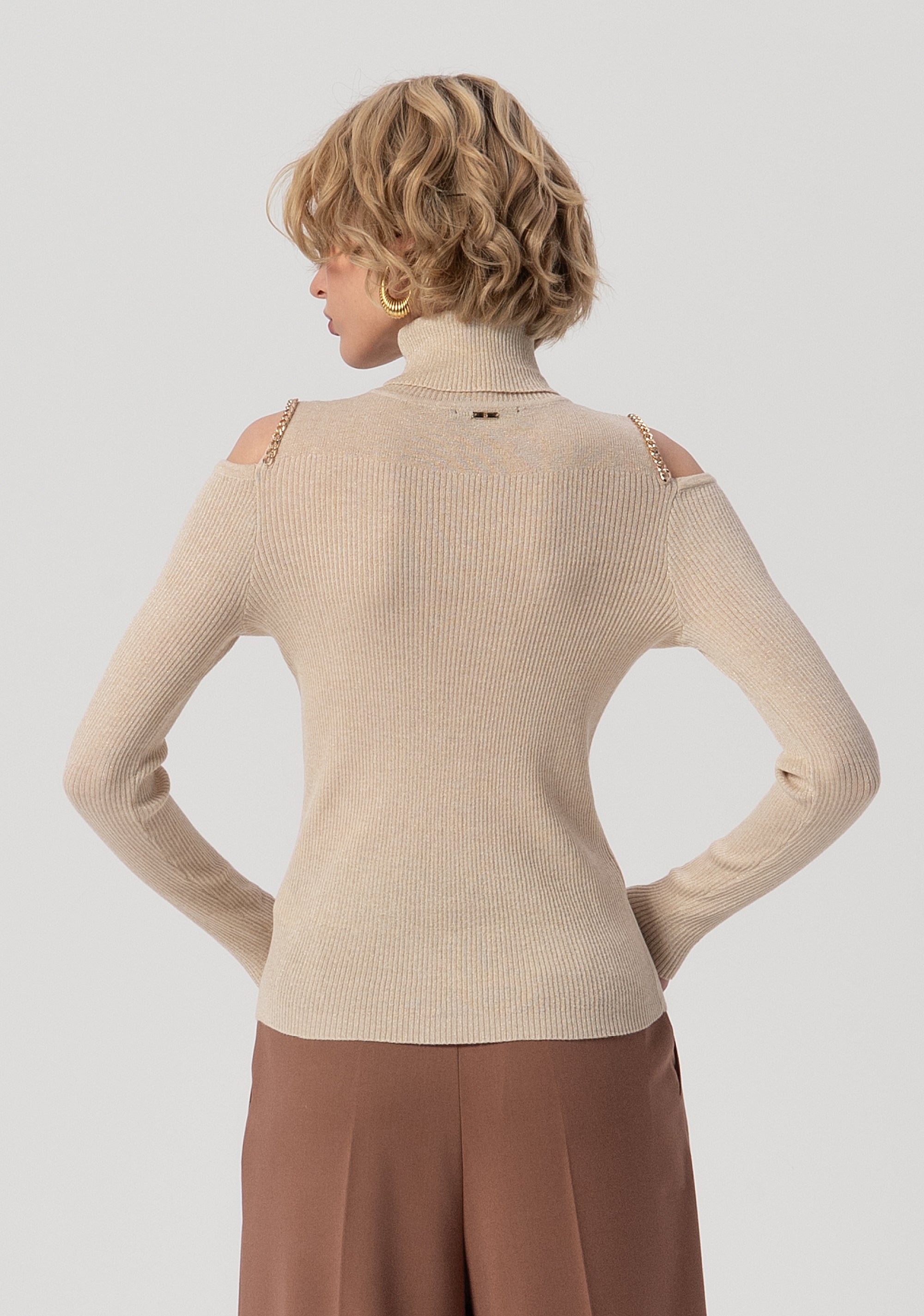 Knitwear slim fit with ribs Fracomina FS25WT7020K559Q7-050-4