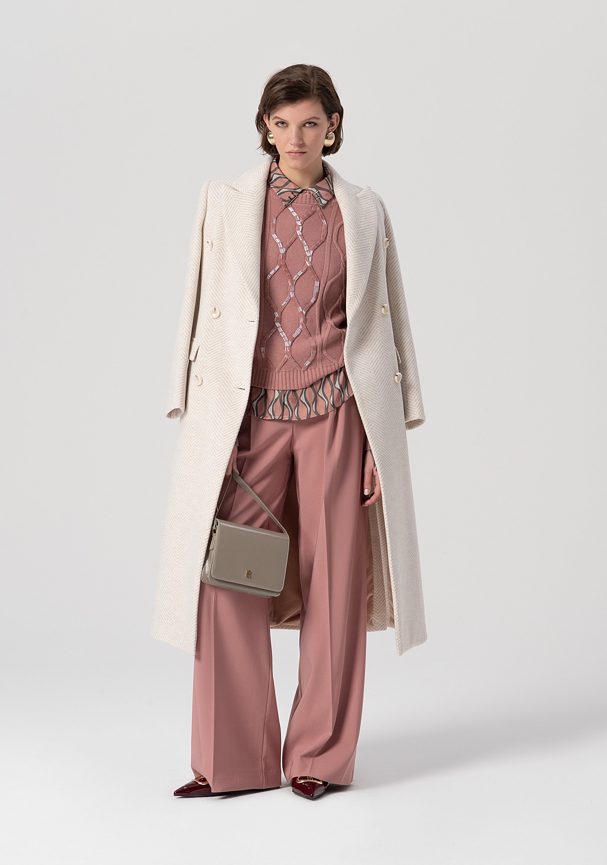 Palazzo pant flared Fracomina FS25WV3012W42901-238-4