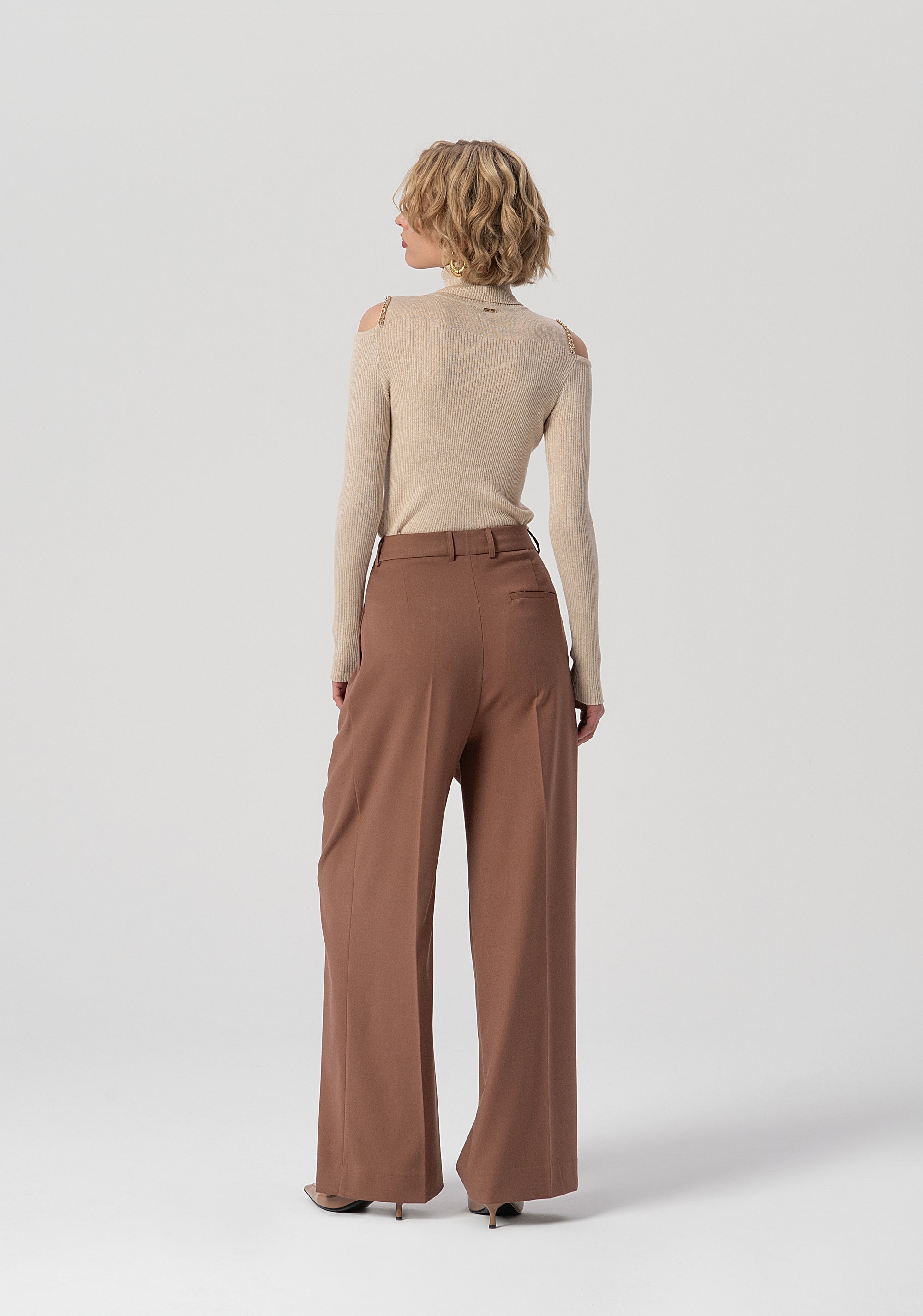 Palazzo pant flared Fracomina FS25WV3016W66101-091-4