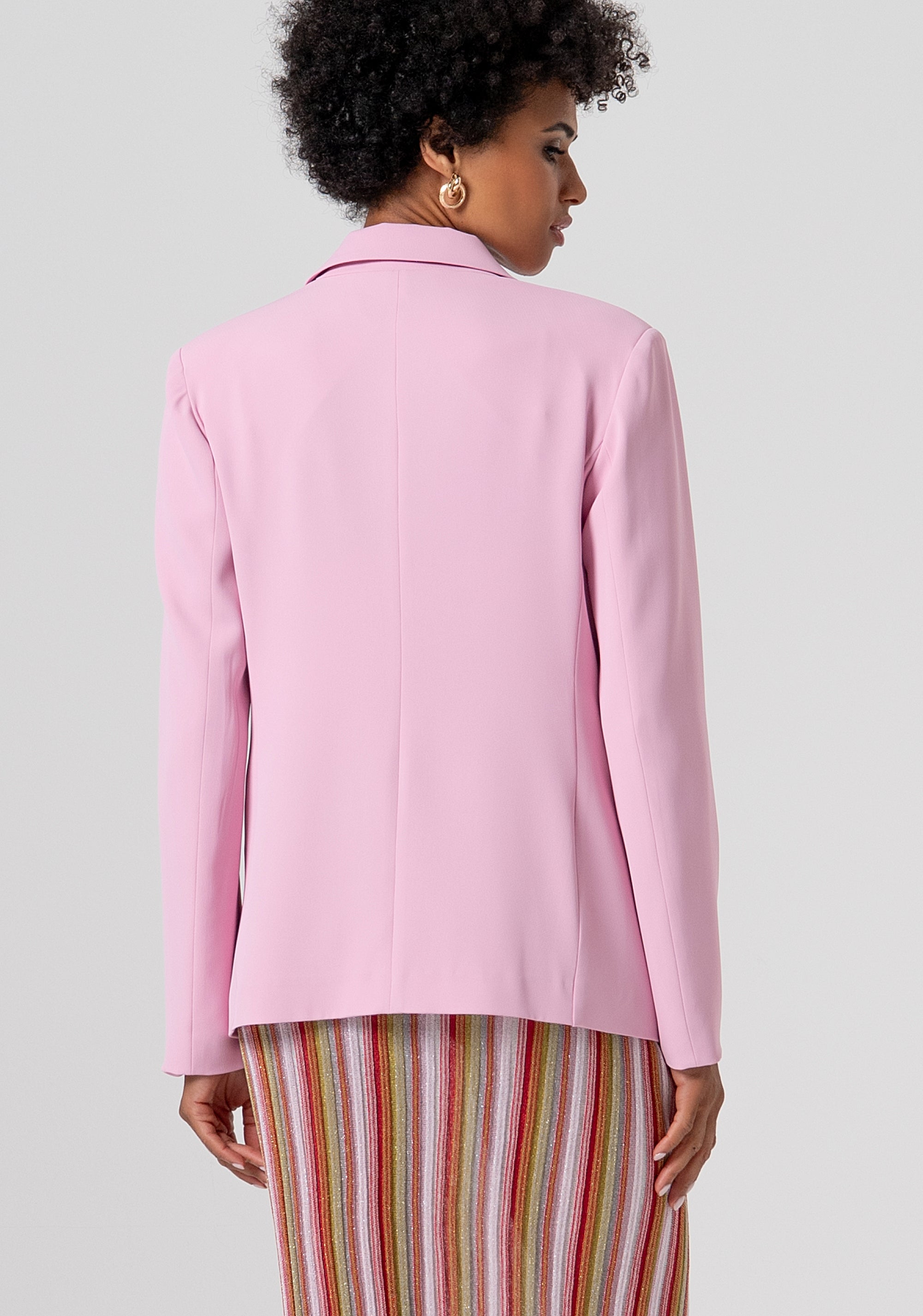 Long blazer jacket regular fit single breasted Fracomina FS26SJ3004W47601-226-3