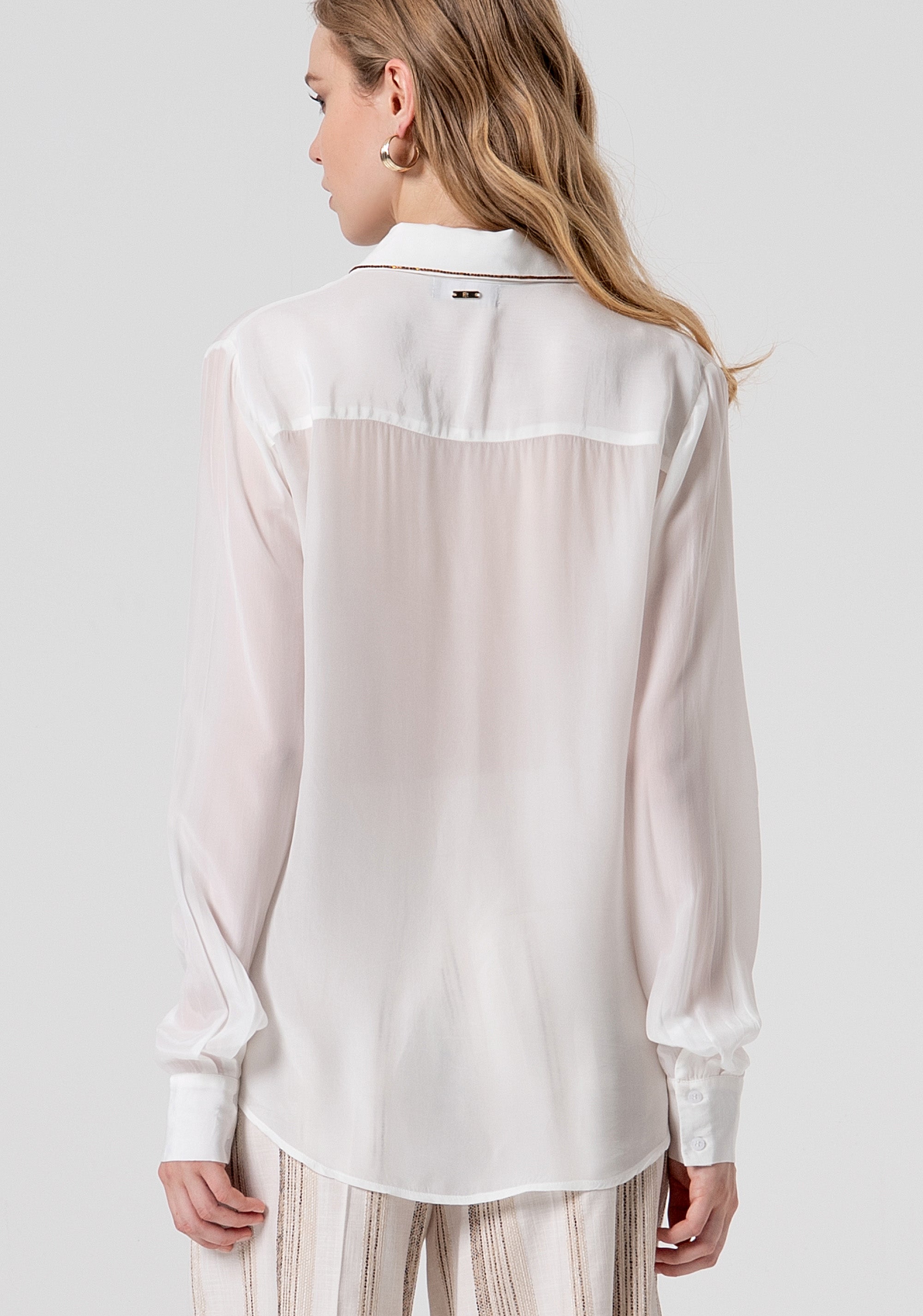 Shirt regular fit made in viscose with strasses Fracomina FS26ST6003W42201-278-3