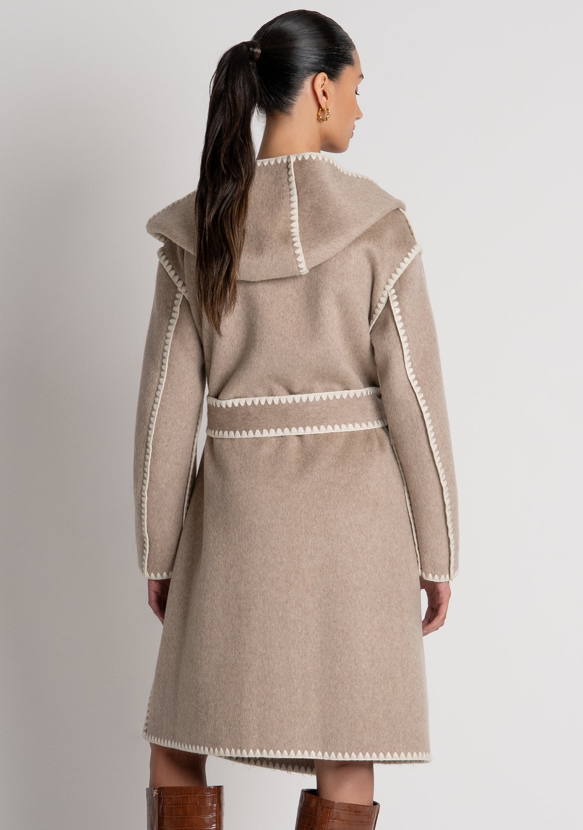 Long coat regular fit made in wool Fracomina FS26WC1007W75901-257-3