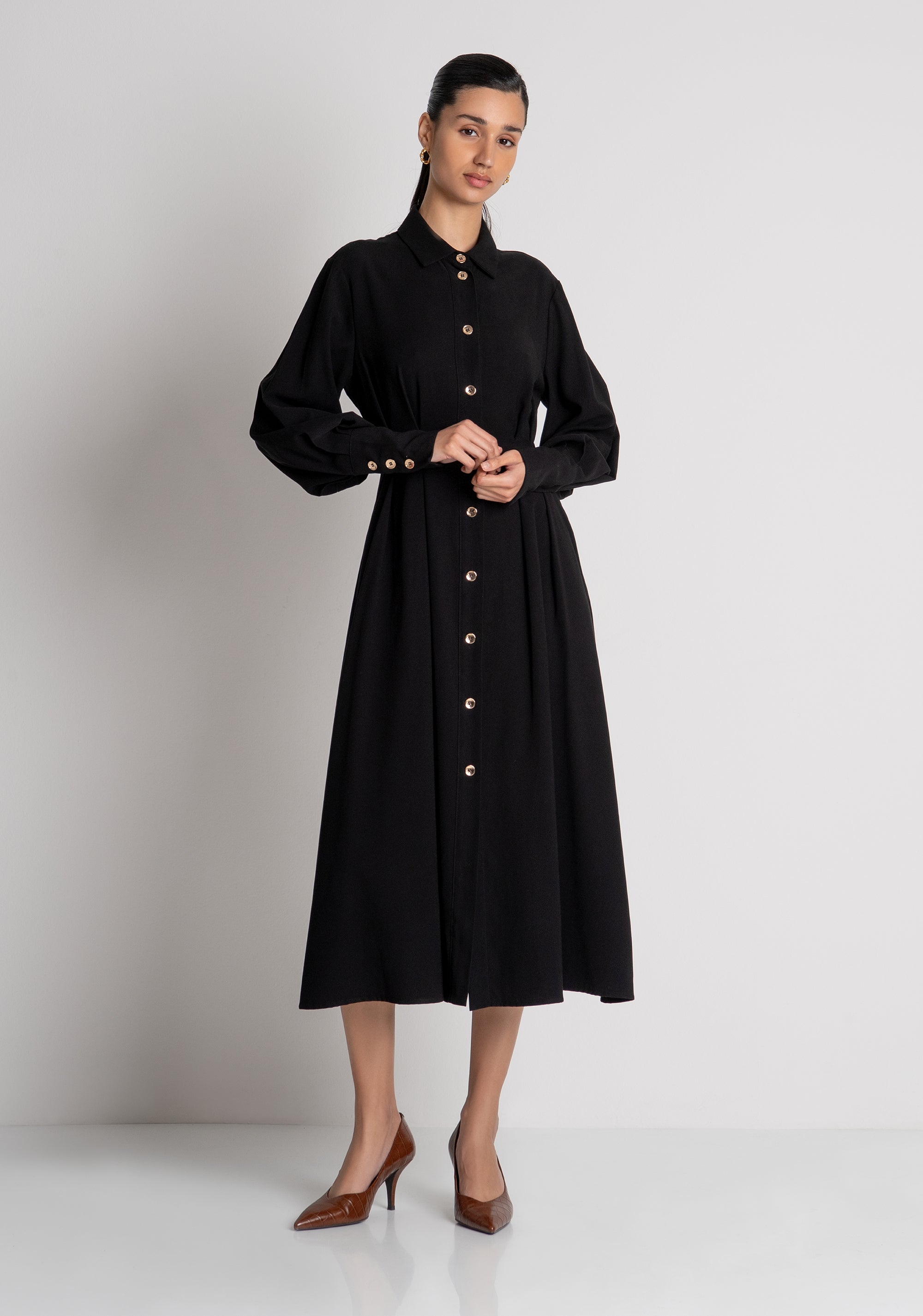 Long chemisier dress regular fit Fracomina FS26WD2005W58901-053-2