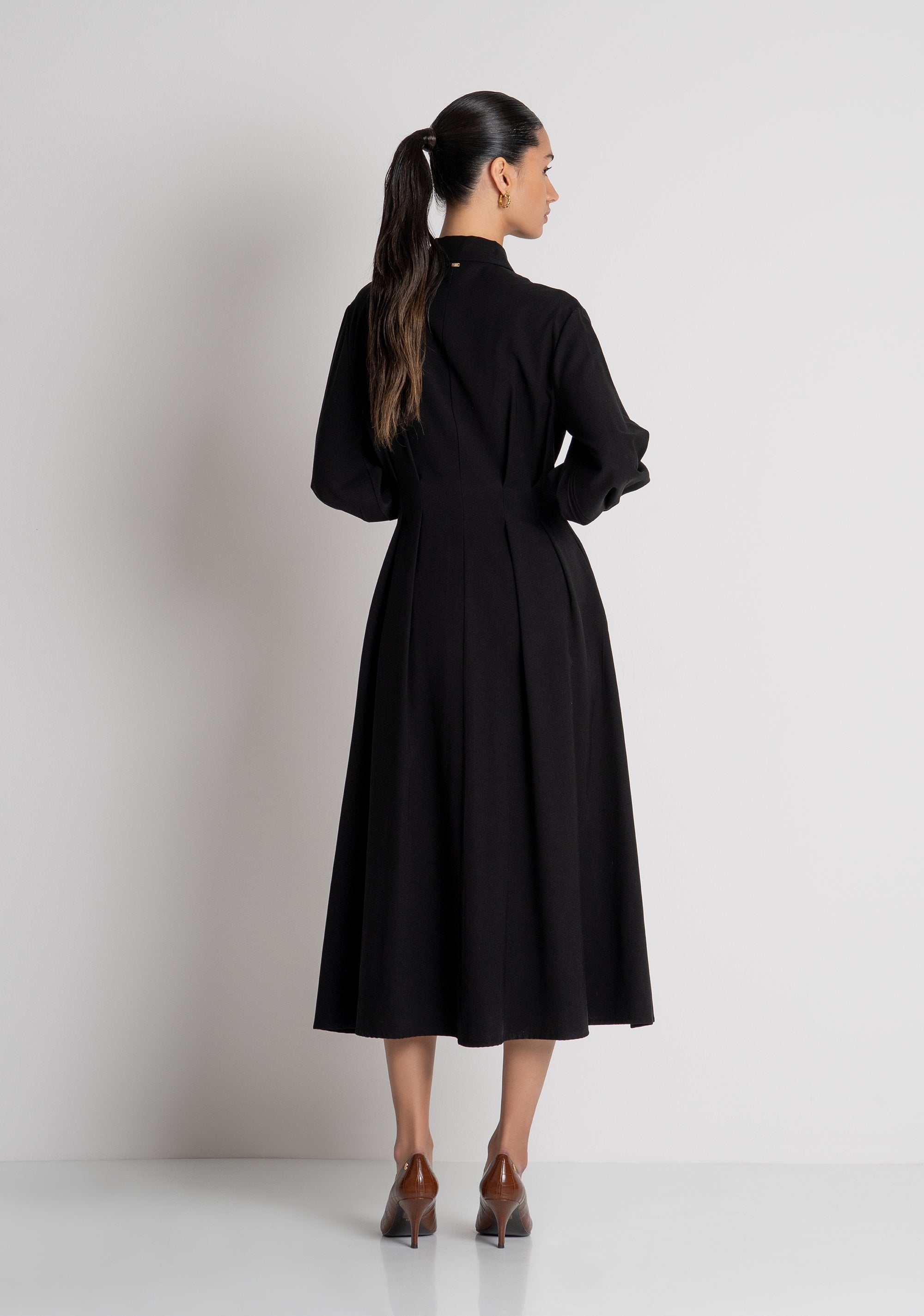 Long chemisier dress regular fit Fracomina FS26WD2005W58901-053-4