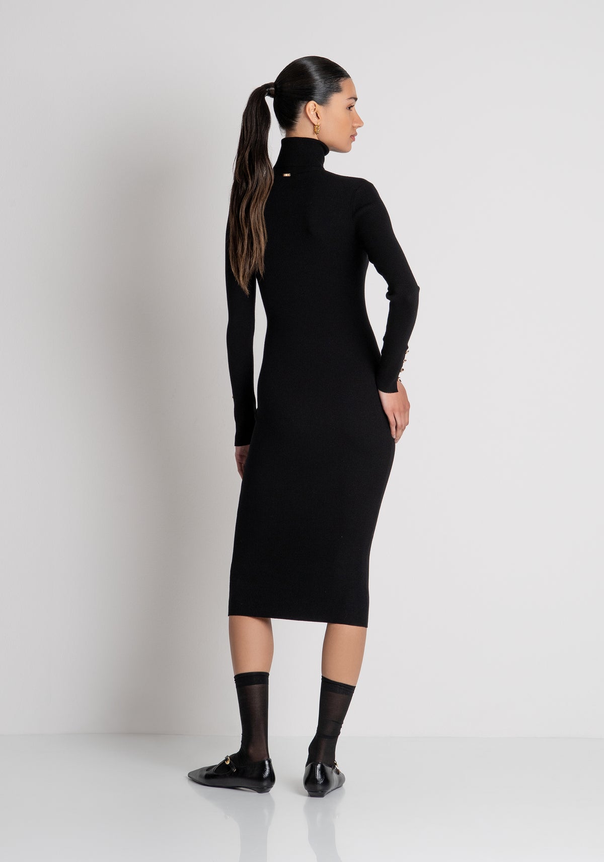 Knitted dress slim fit middle length Fracomina FS26WD5003K56501-053-4