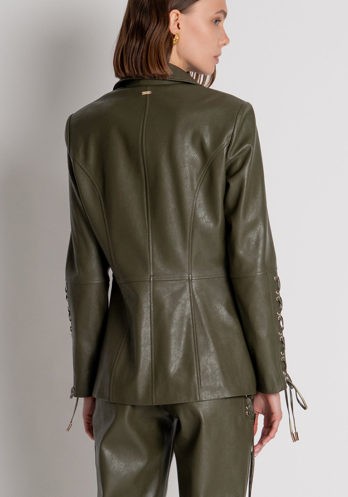Blazer jacket regular fit single breasted made in fake fur Fracomina FS26WJ2001P45601-813-4