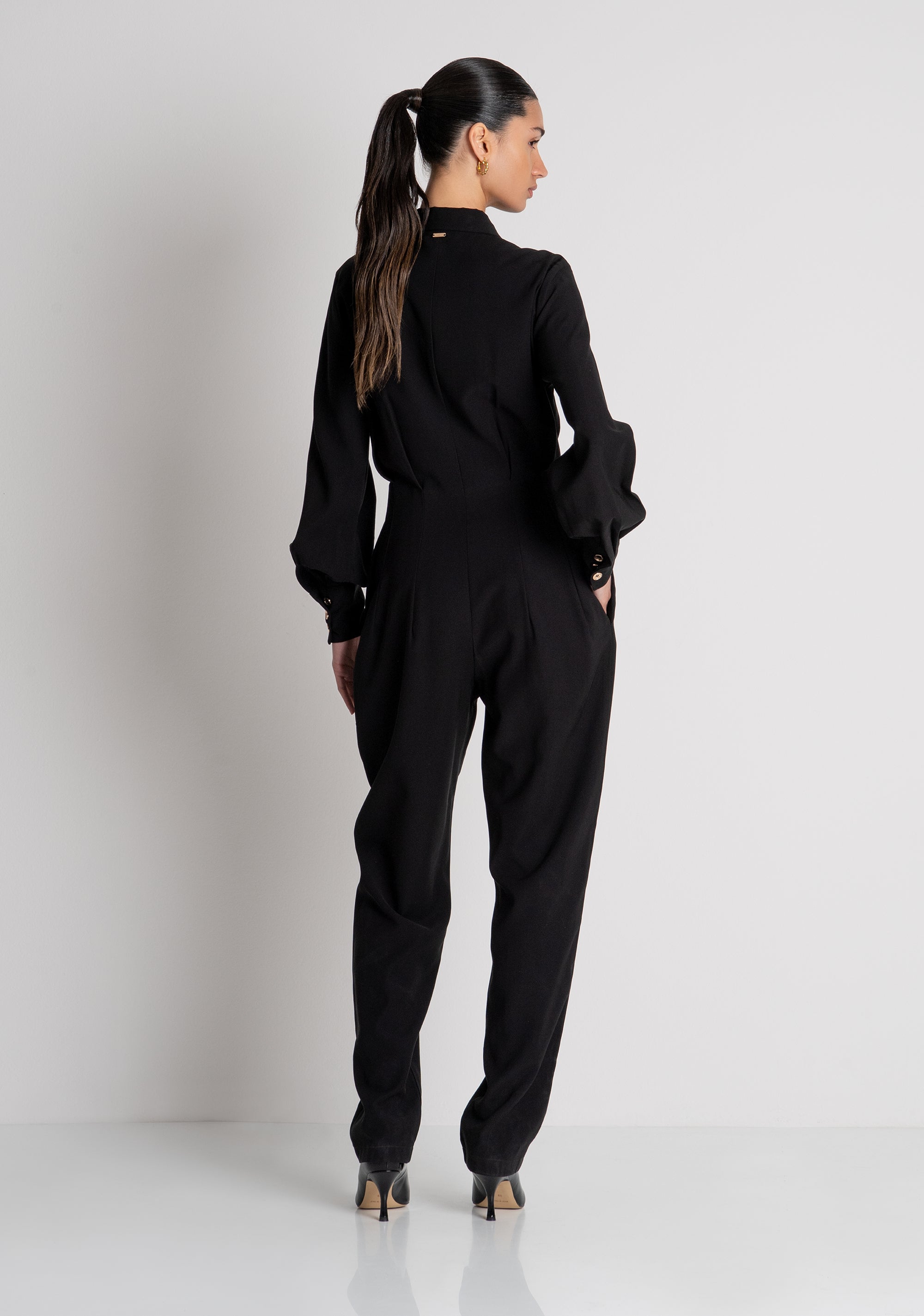 Long overall regular fit made in stretch viscose Fracomina FS26WO2001W58901-053-4