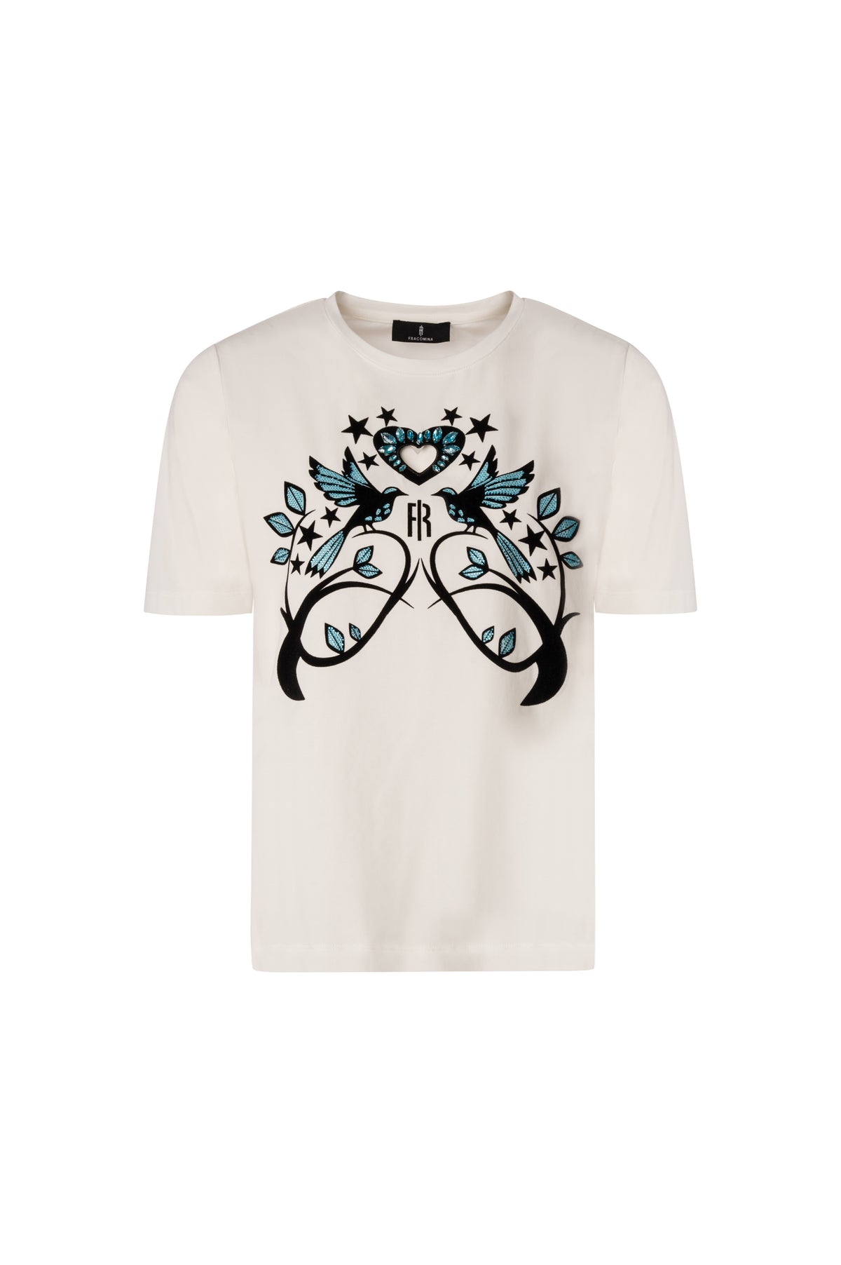 T-shirt regular fit made in stretch cotton jersey Fracomina FS26WT3002J401N5-K42-1