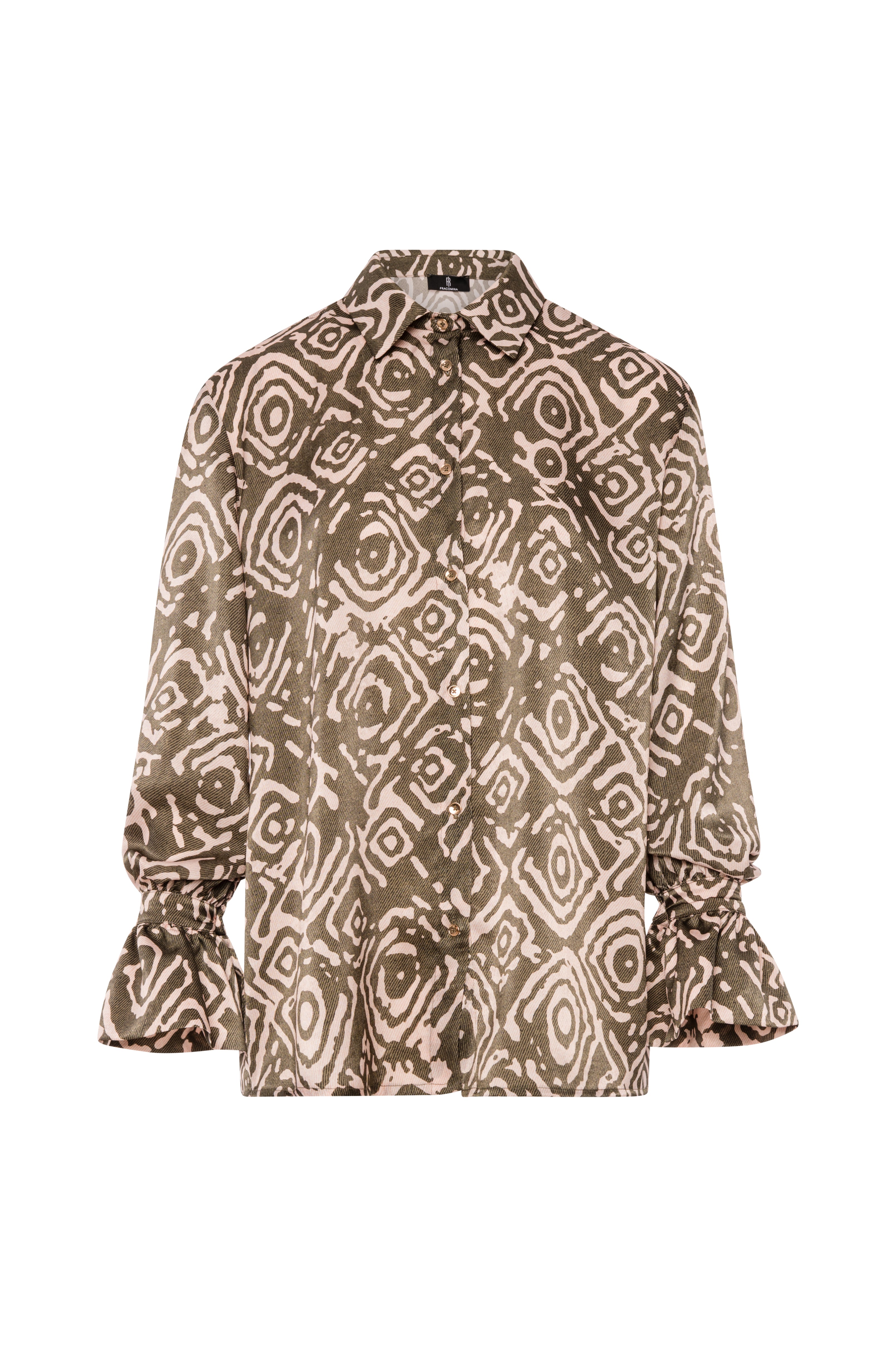 Shirt regular fit with geometrical pattern Fracomina FS26WT6012W411Y8-KM2-1