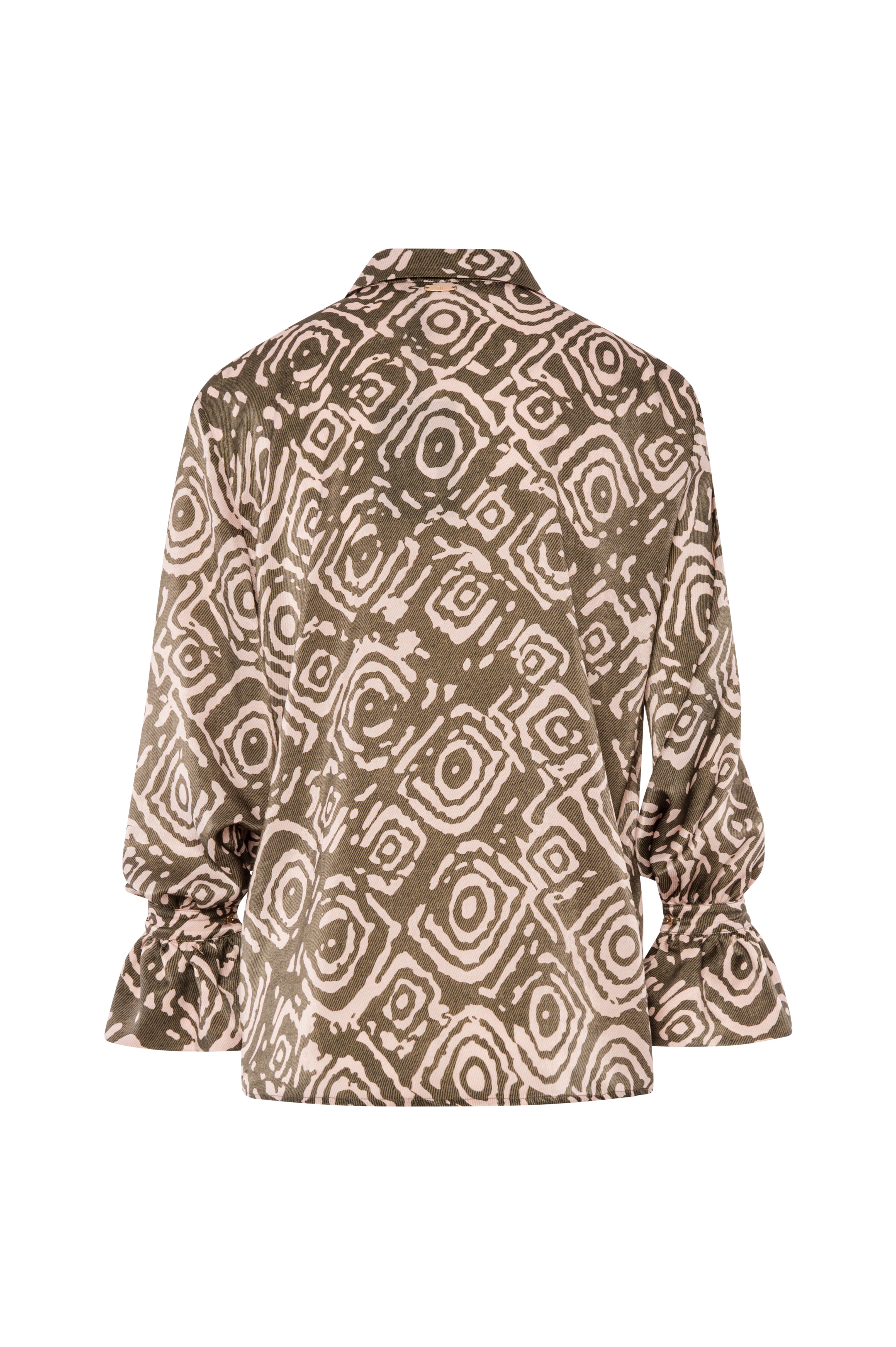 Shirt regular fit with geometrical pattern Fracomina FS26WT6012W411Y8-KM2-2