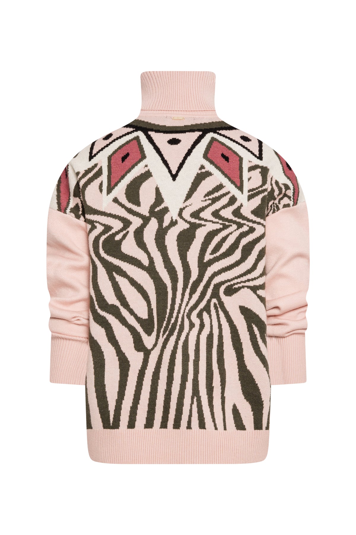 Knitwear regular fit with animalier jacquard effect Fracomina FS26WT7002K504F8-K37-2