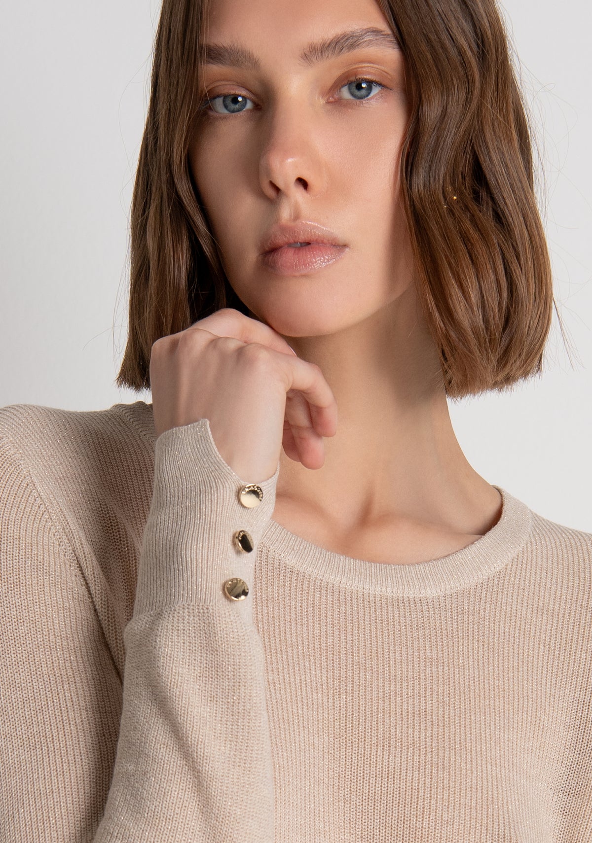 Knitwear regular fit with wool and lurex Fracomina FS26WT7022K492Q7-150