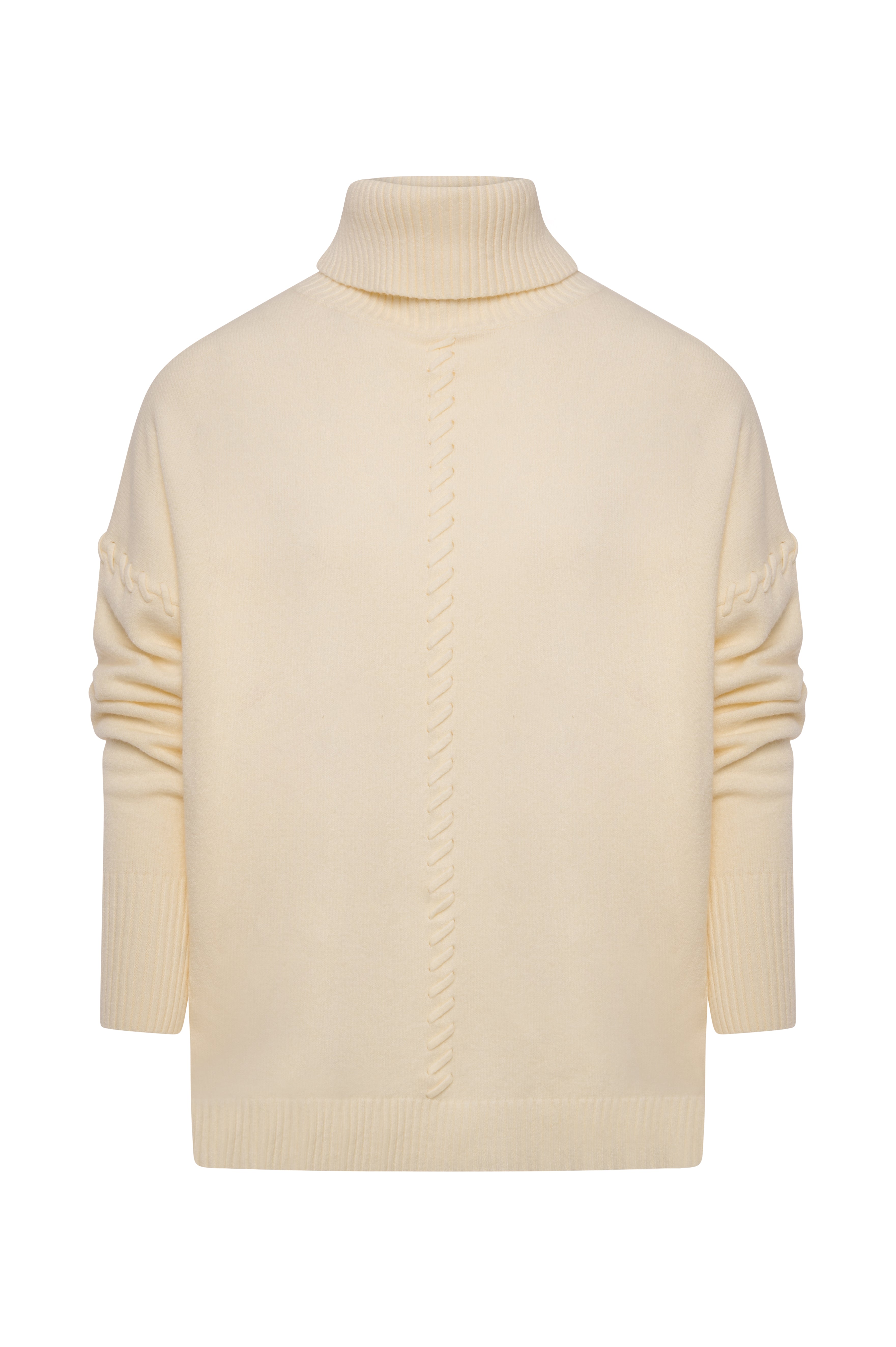 Knitwear over fit with high neck Fracomina FS26WT7030K42001-108-1
