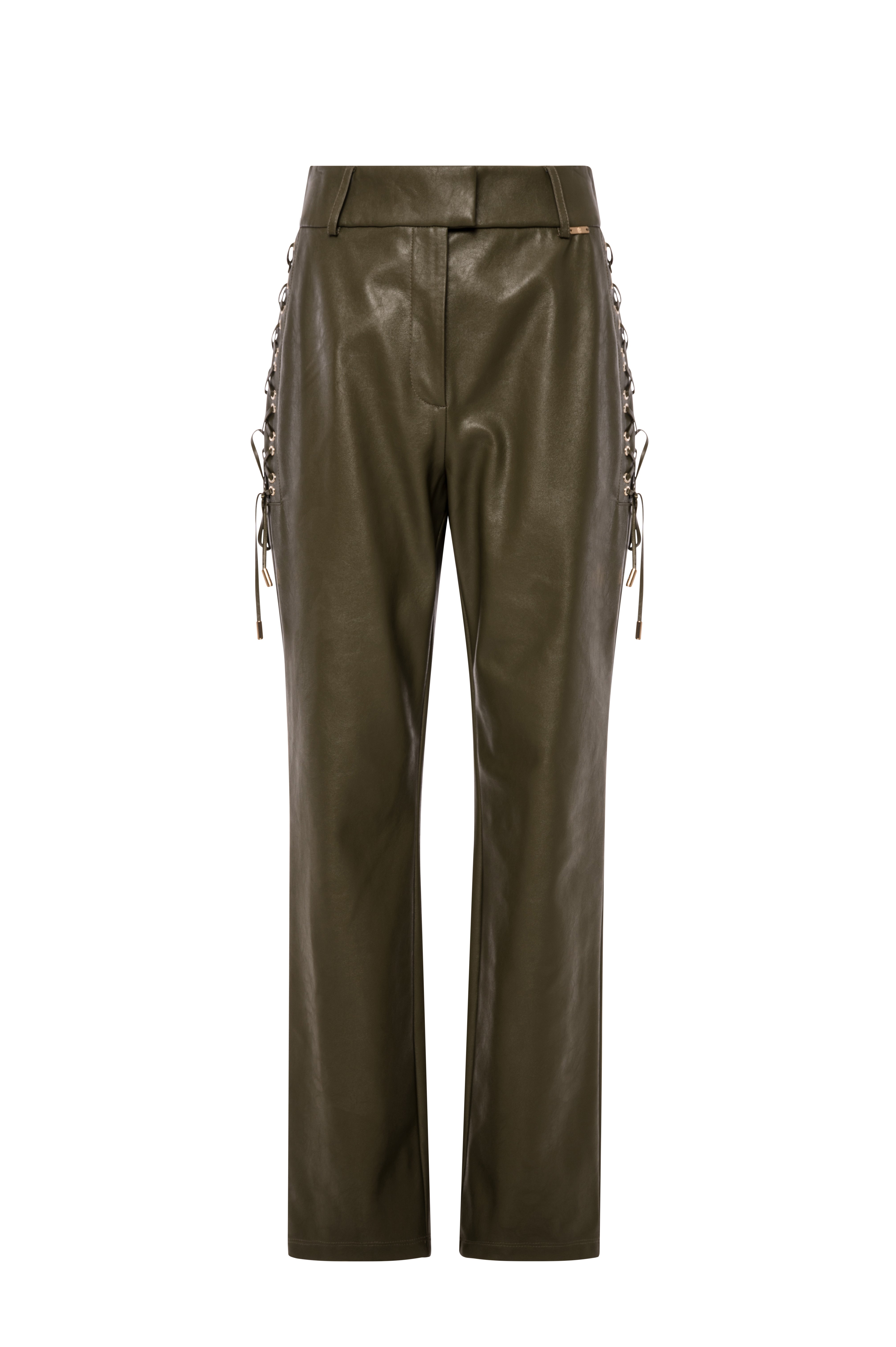 Pant regular fit made in fake leather Fracomina FS26WV2002P45601-K66-1