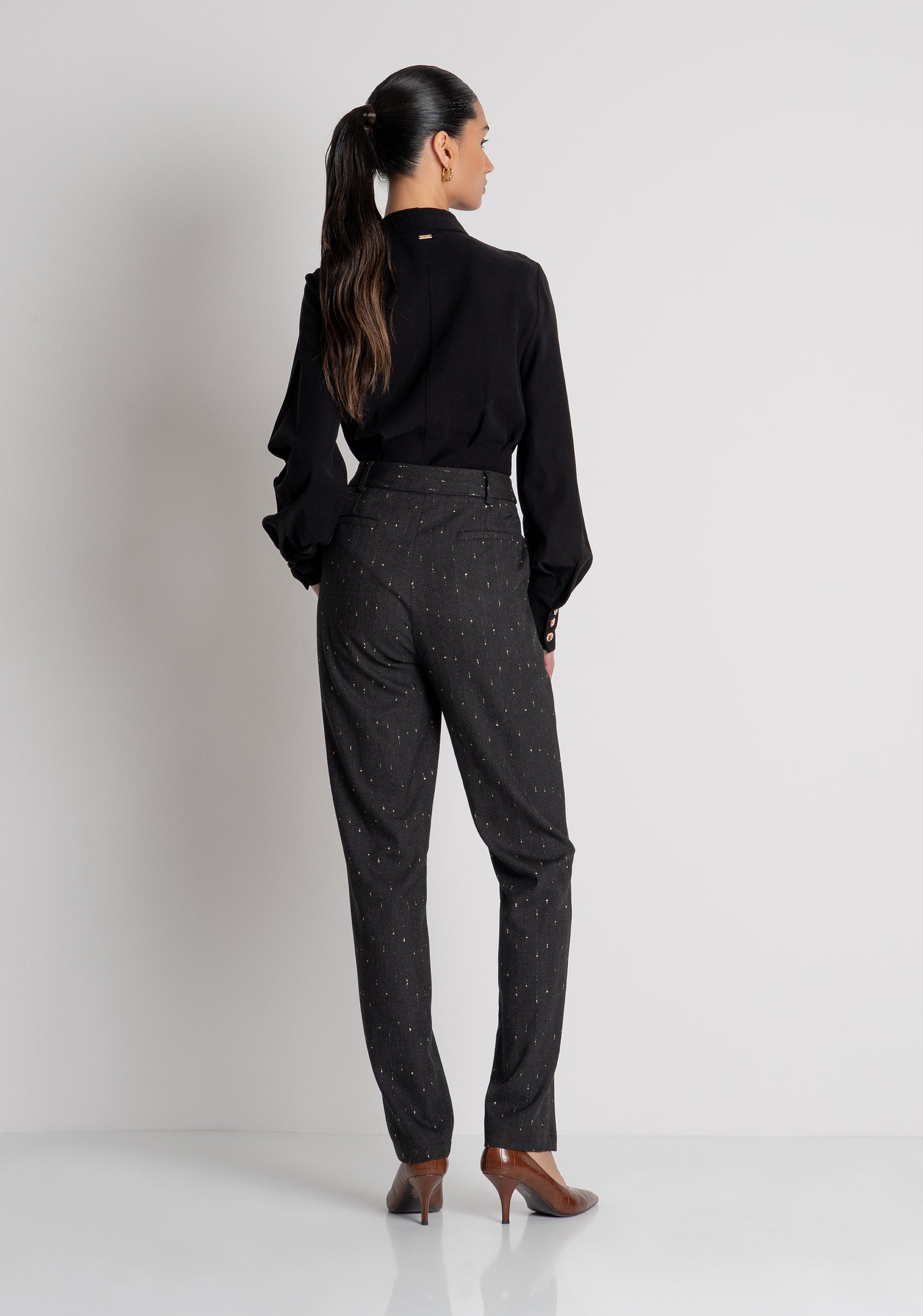 Pant regular fit made in pinstriped fabric Fracomina FS26WV2003W726Q7-053-4