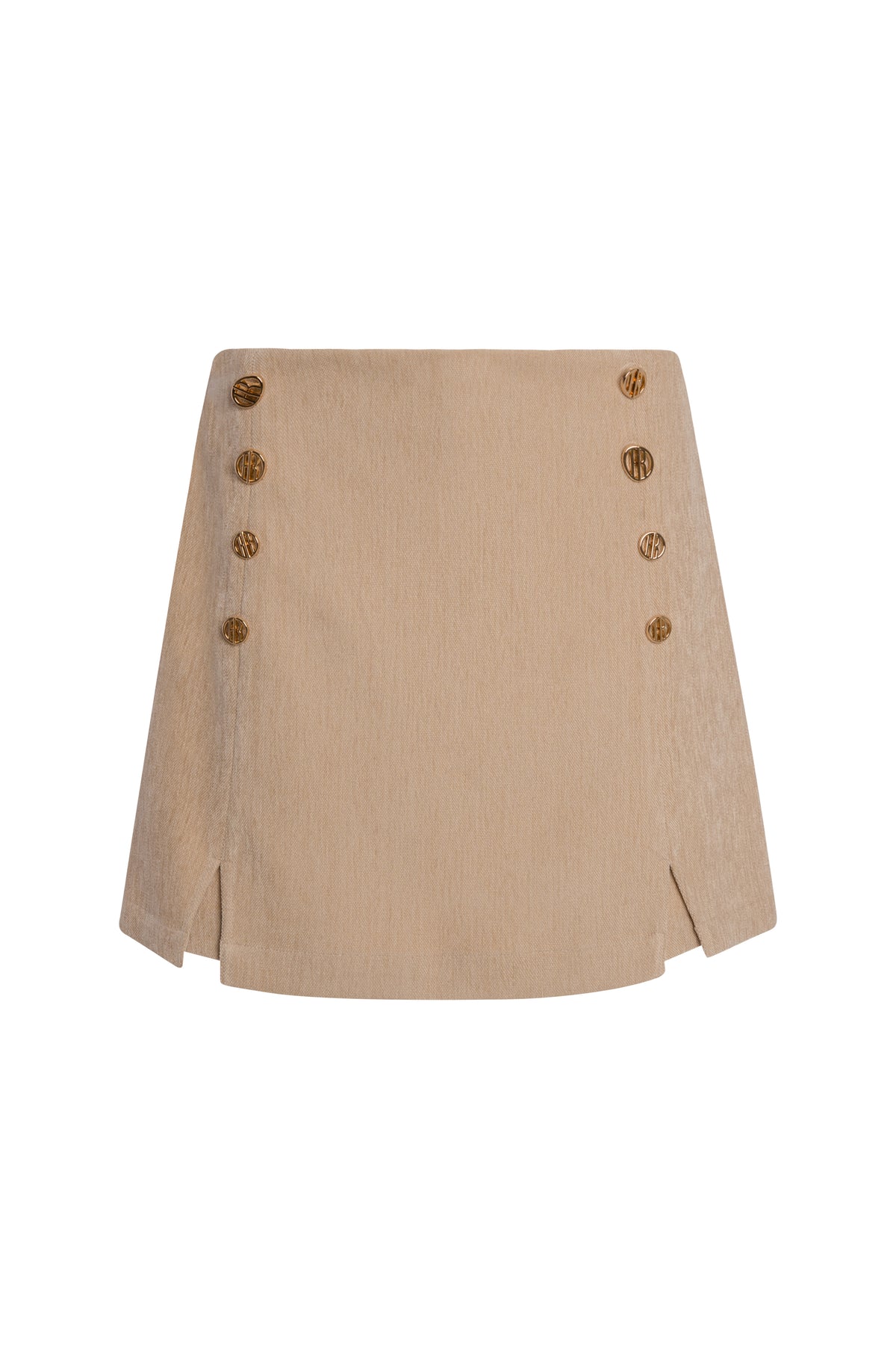 Short skort regular fit made in velvet Fracomina FS26WV6001W59701-K14-1