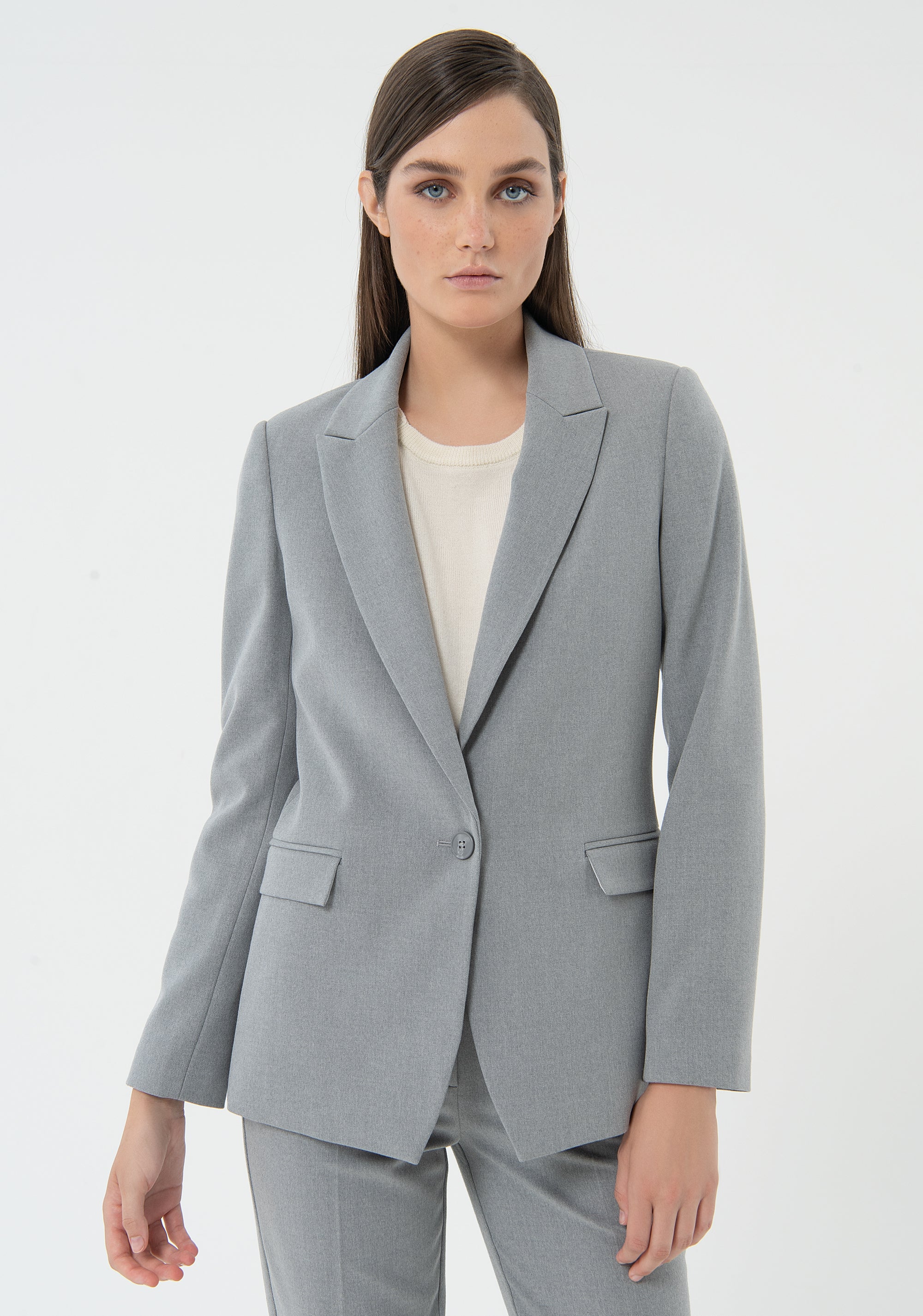 Single-breasted jacket Fracomina FU23WJ2001W5001-156