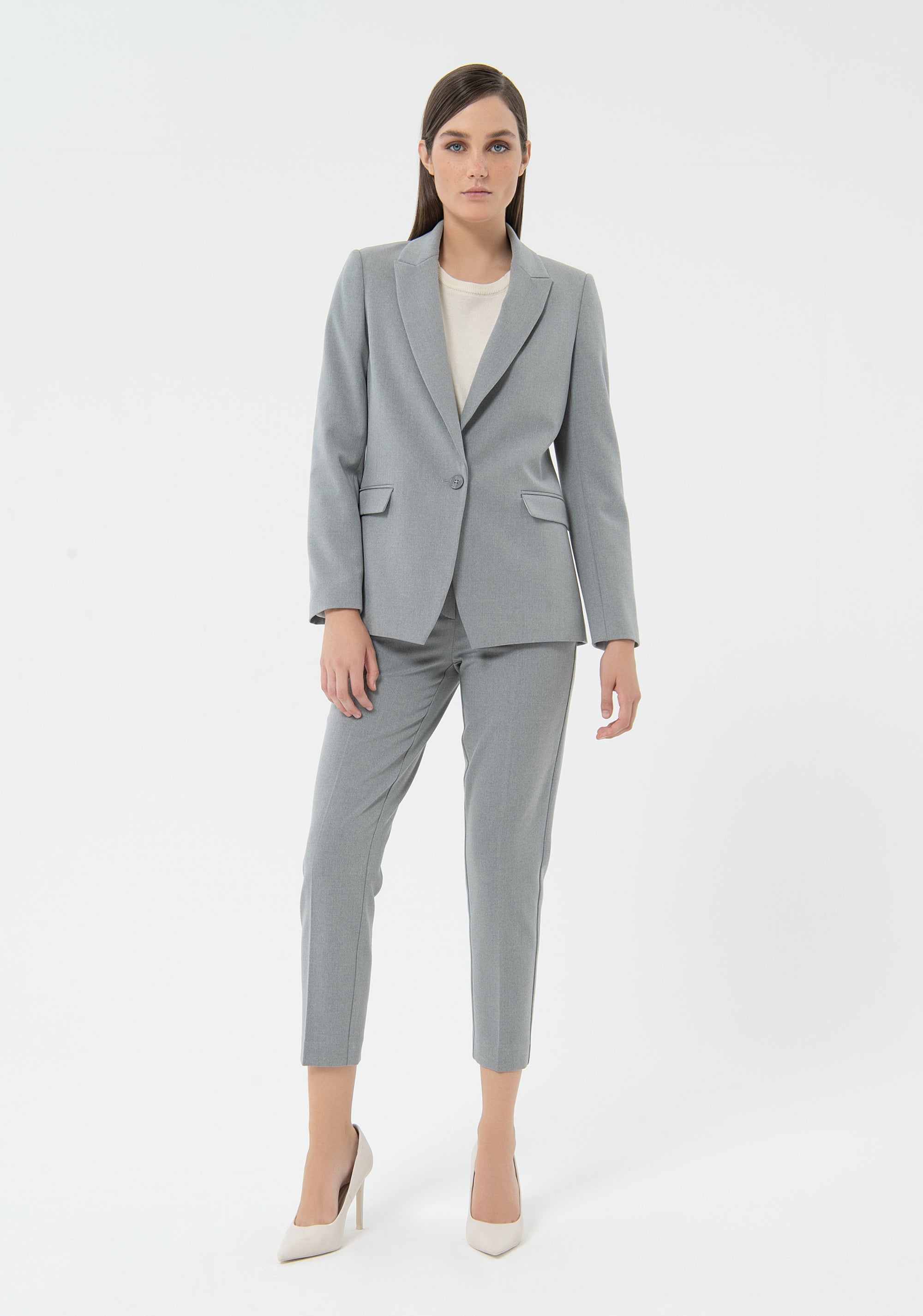 Single-breasted jacket Fracomina FU23WJ2001W5001-156_3