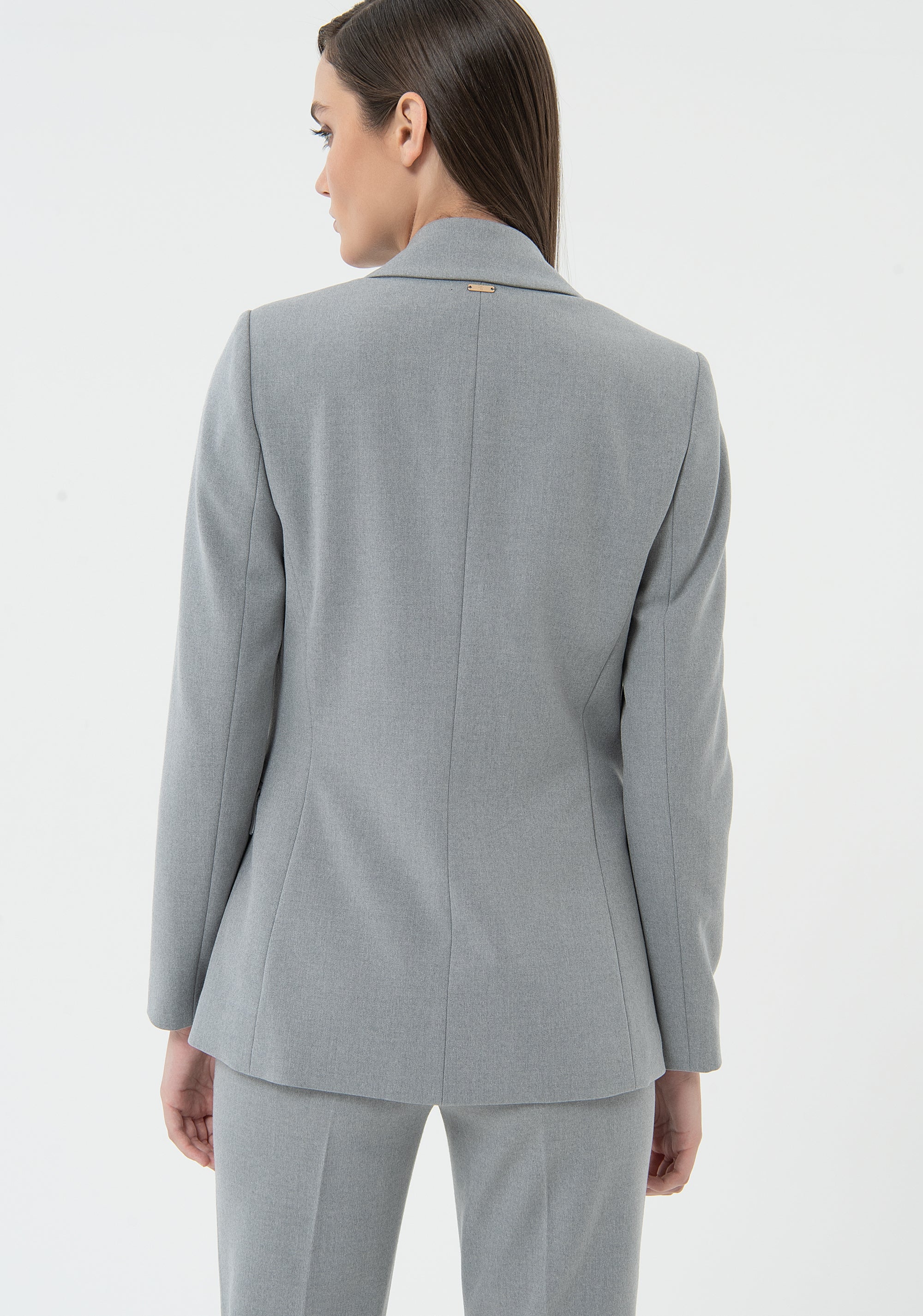 Single-breasted jacket Fracomina FU23WJ2001W5001-156_4