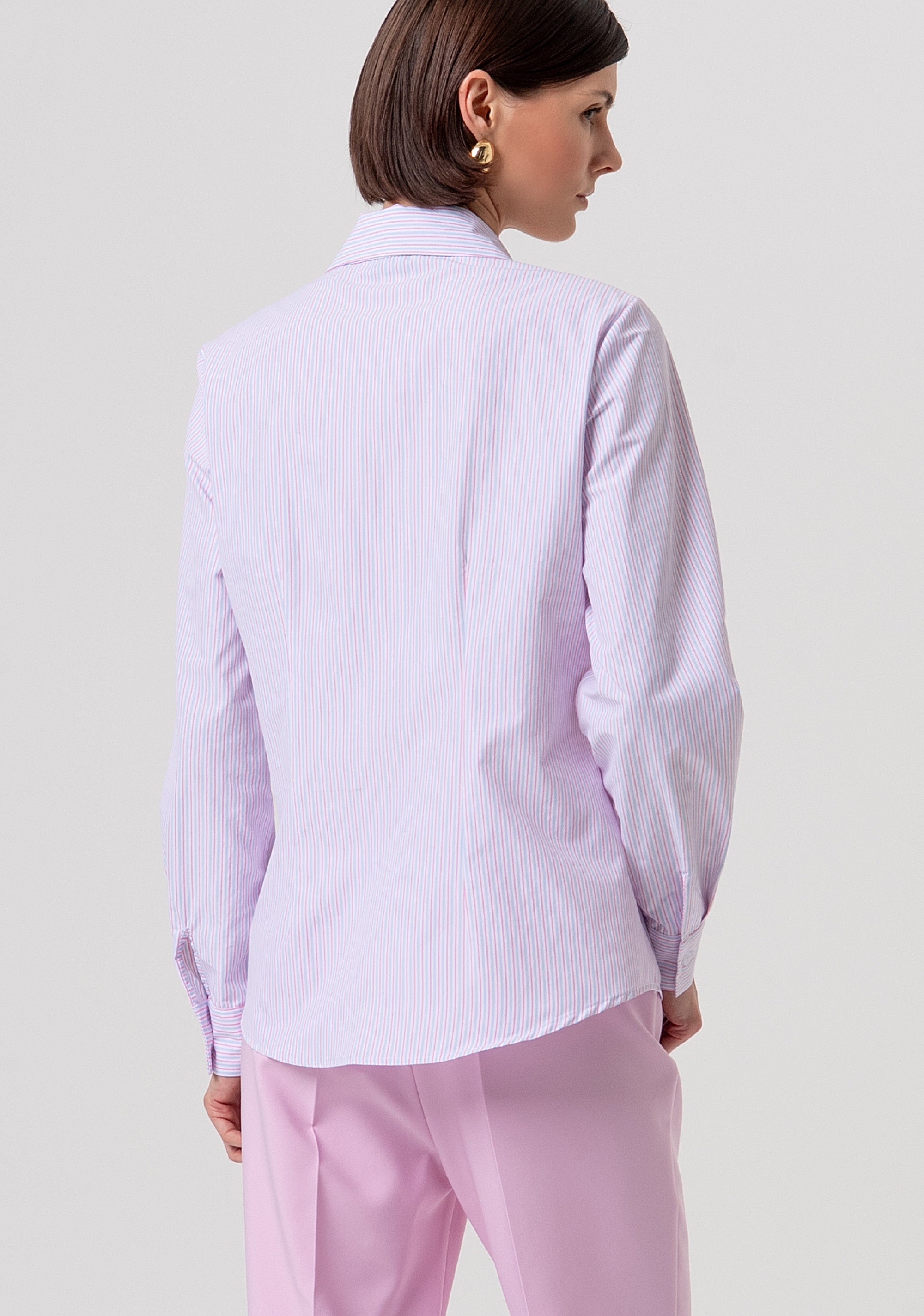 Shirt regular fit with stripes Fracomina FY26ST6040W827N8-M37-3