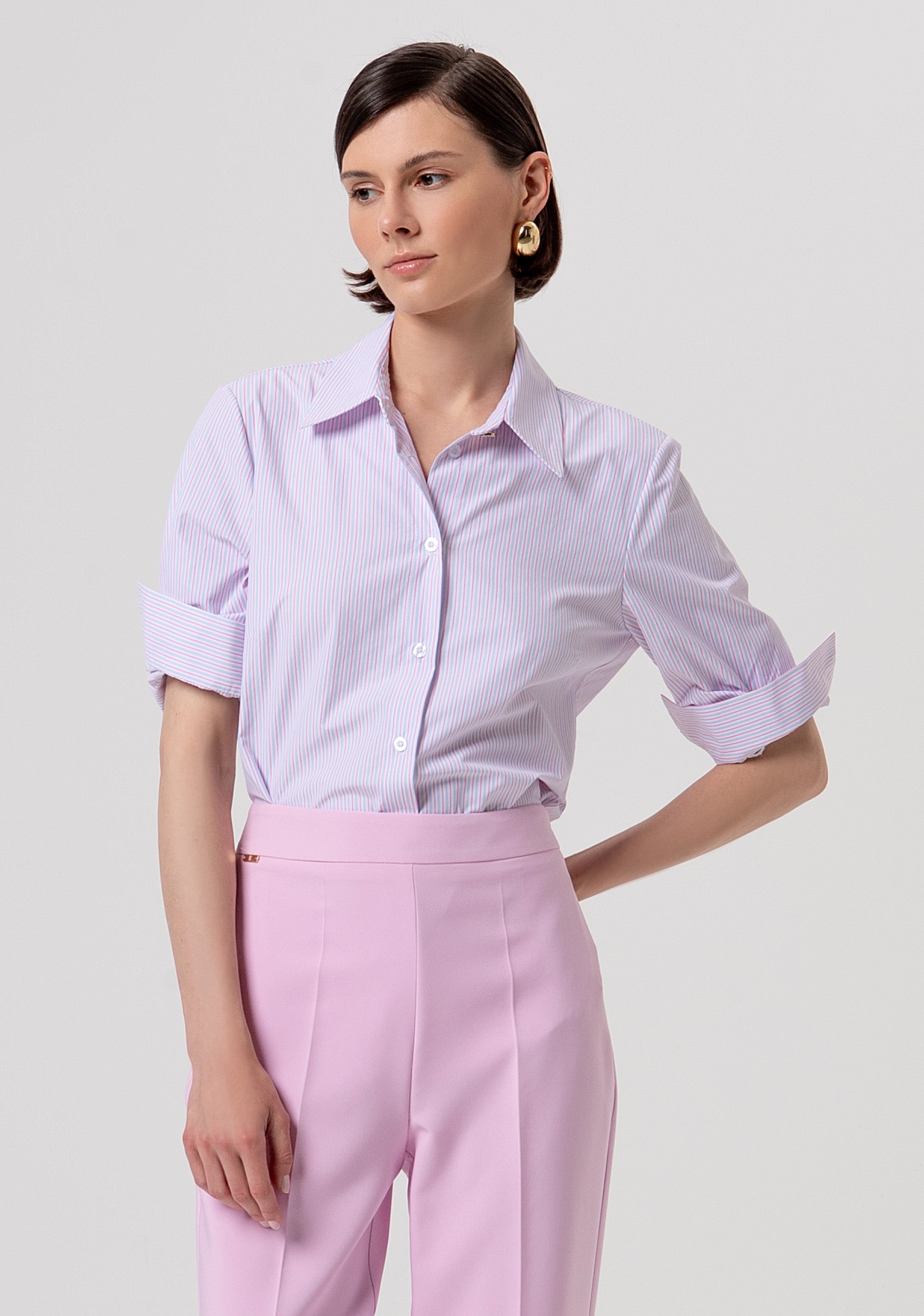 Pant regular fit with high waist Fracomina FY26SV2034W42901-226-2