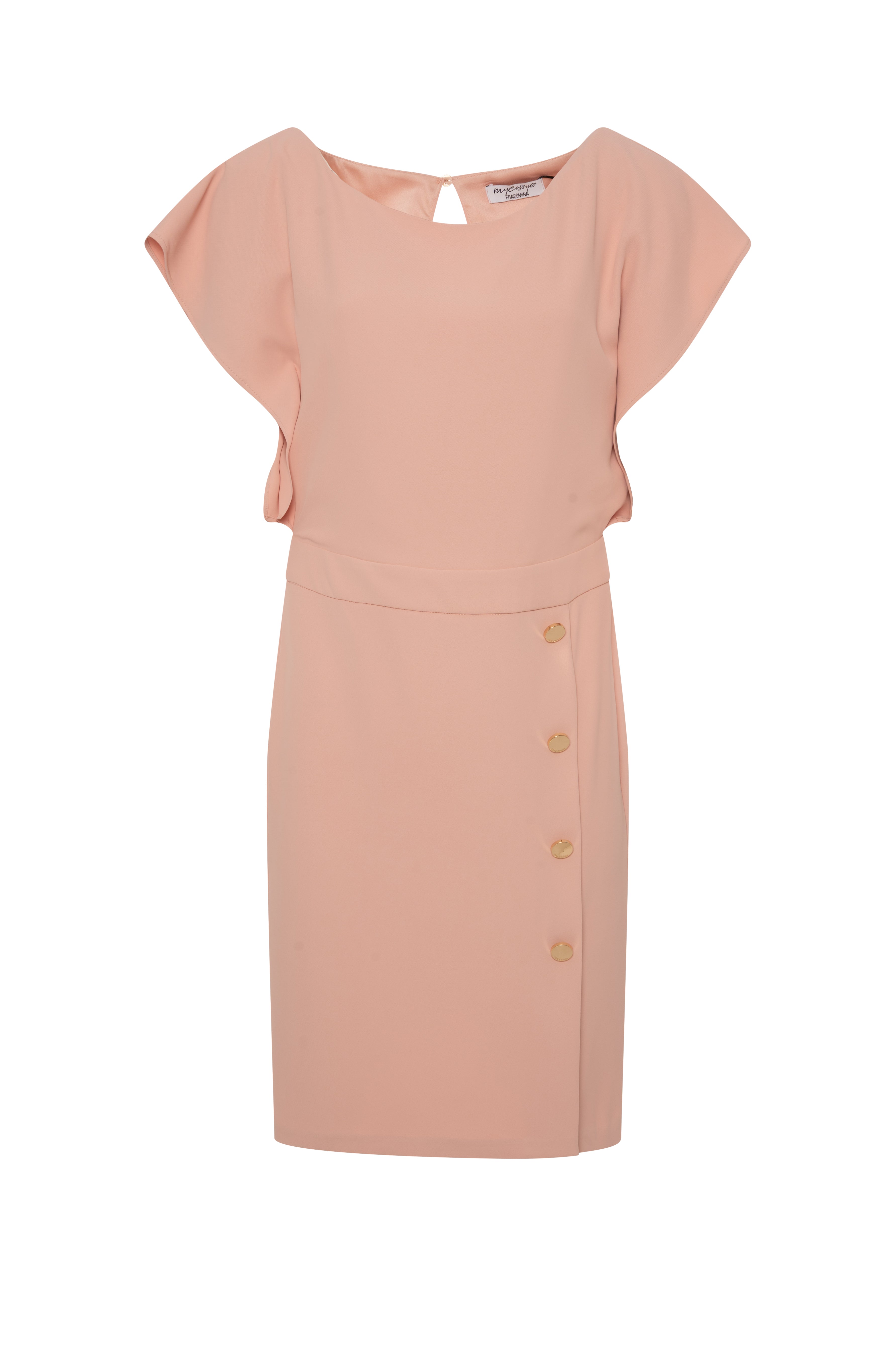 Sheath dress slim fit middle length Fracomina FY26WD1027W41201-KF0-1_942d703e-01c4-47f0-a3e9-0157bc8d924f