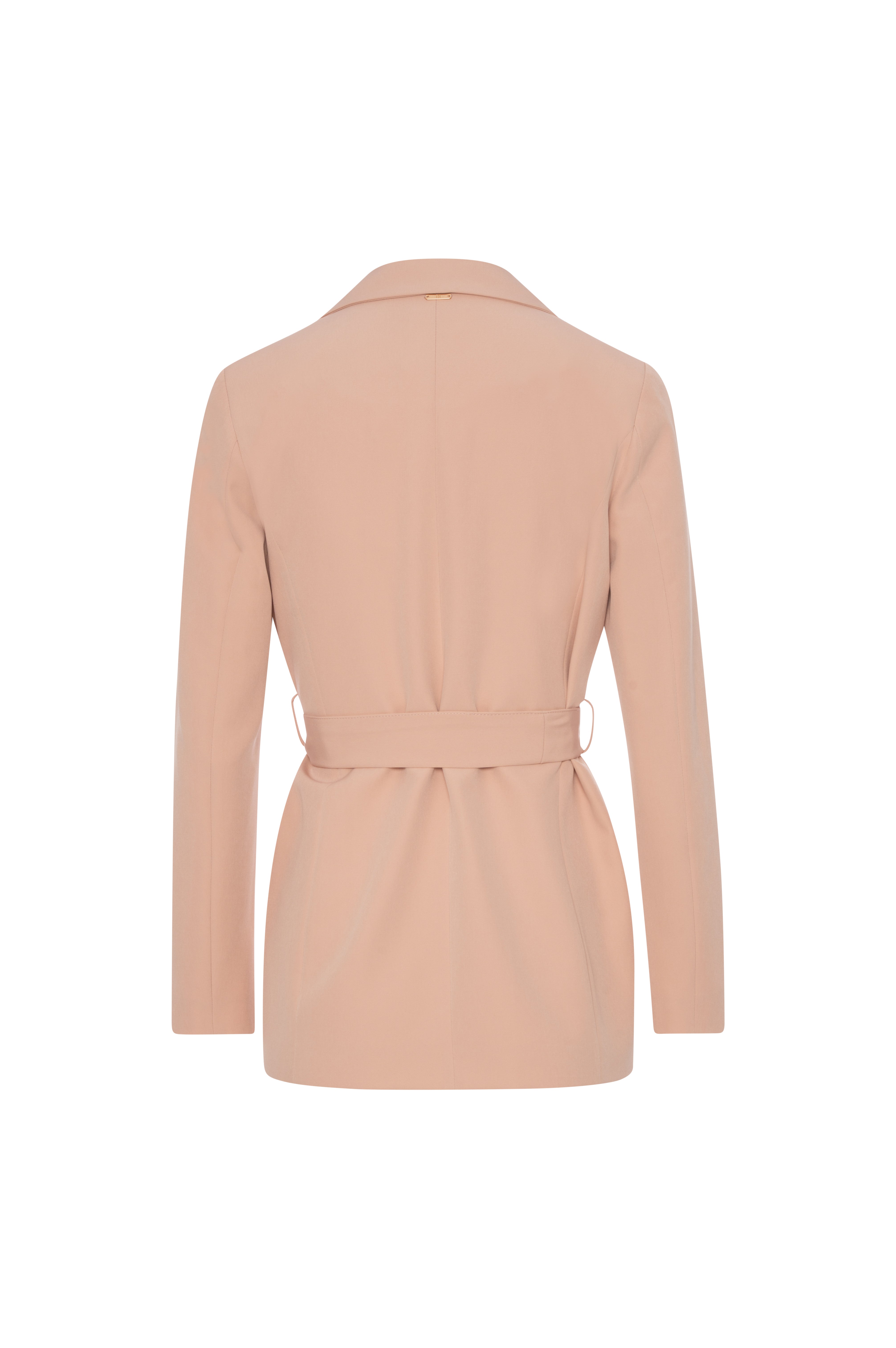 Blazer jacket regular fit double breasted with sash at the waist Fracomina FY26WJ3002W42901-KF0-2