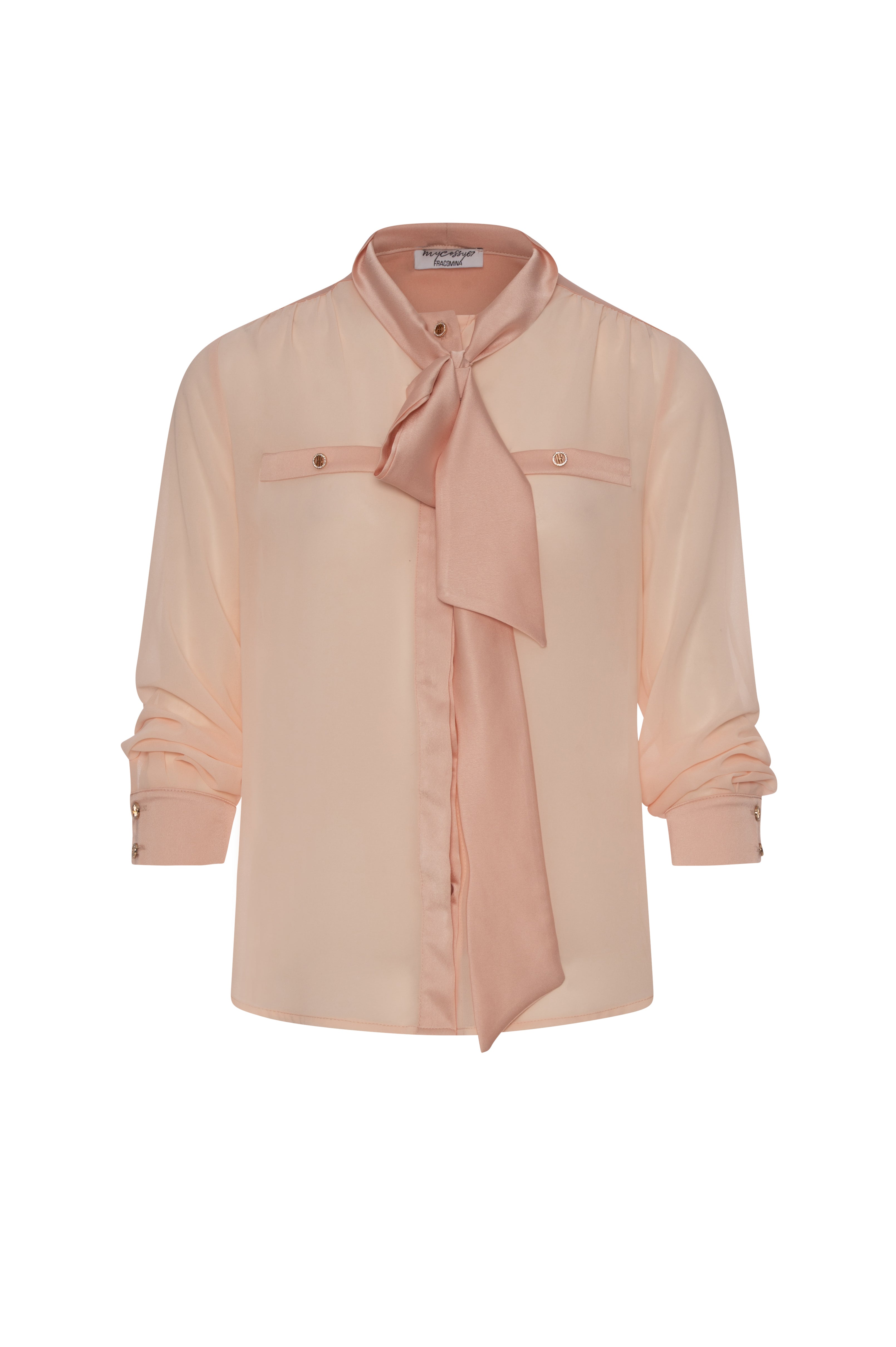 Shirt regular fit with bow at the neck Fracomina FY26WT6017W41201-KF0-1