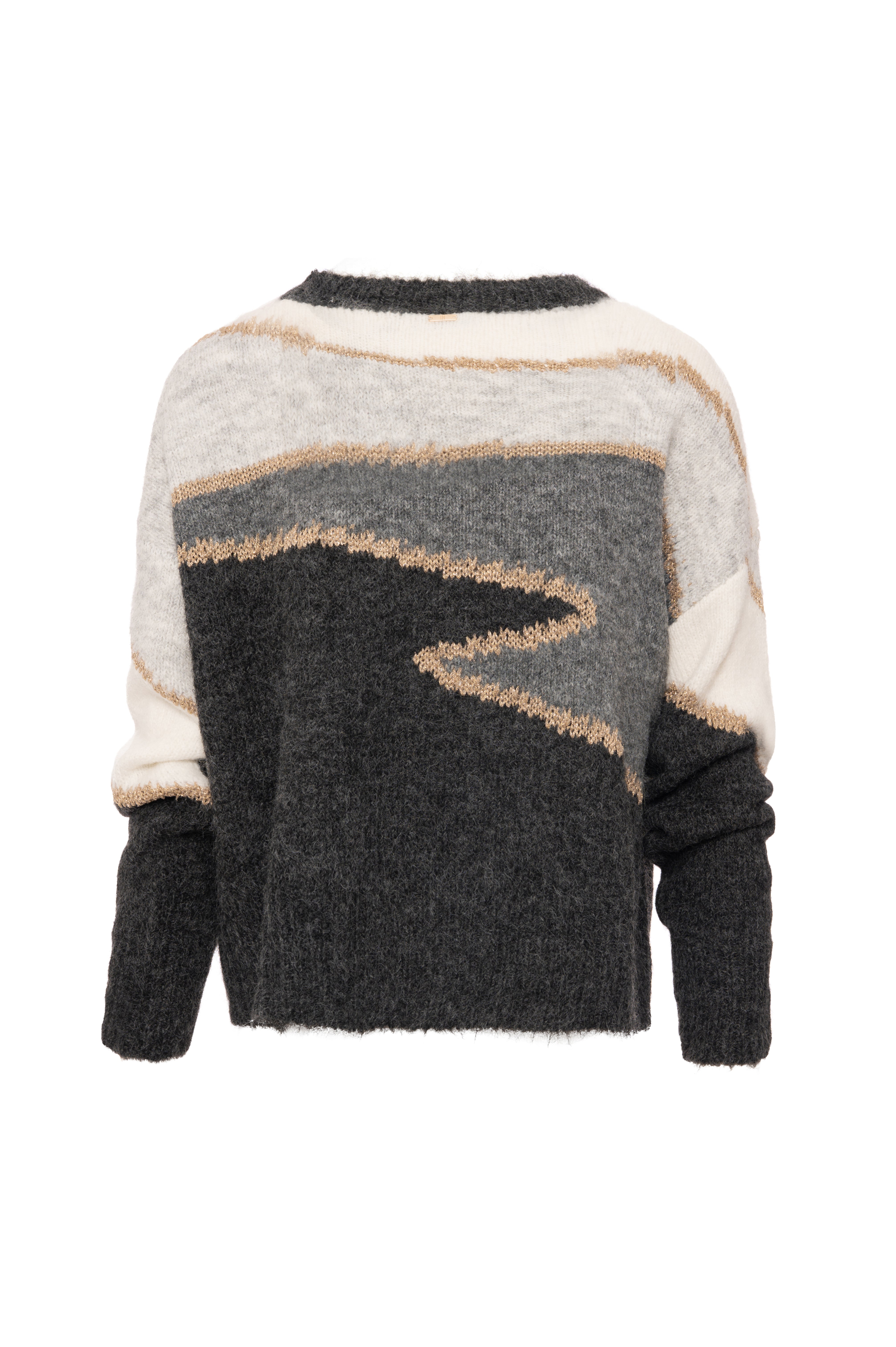 Knitwear regular fit with jacquard effect Fracomina FY26WT7064K563F8-KH2-2