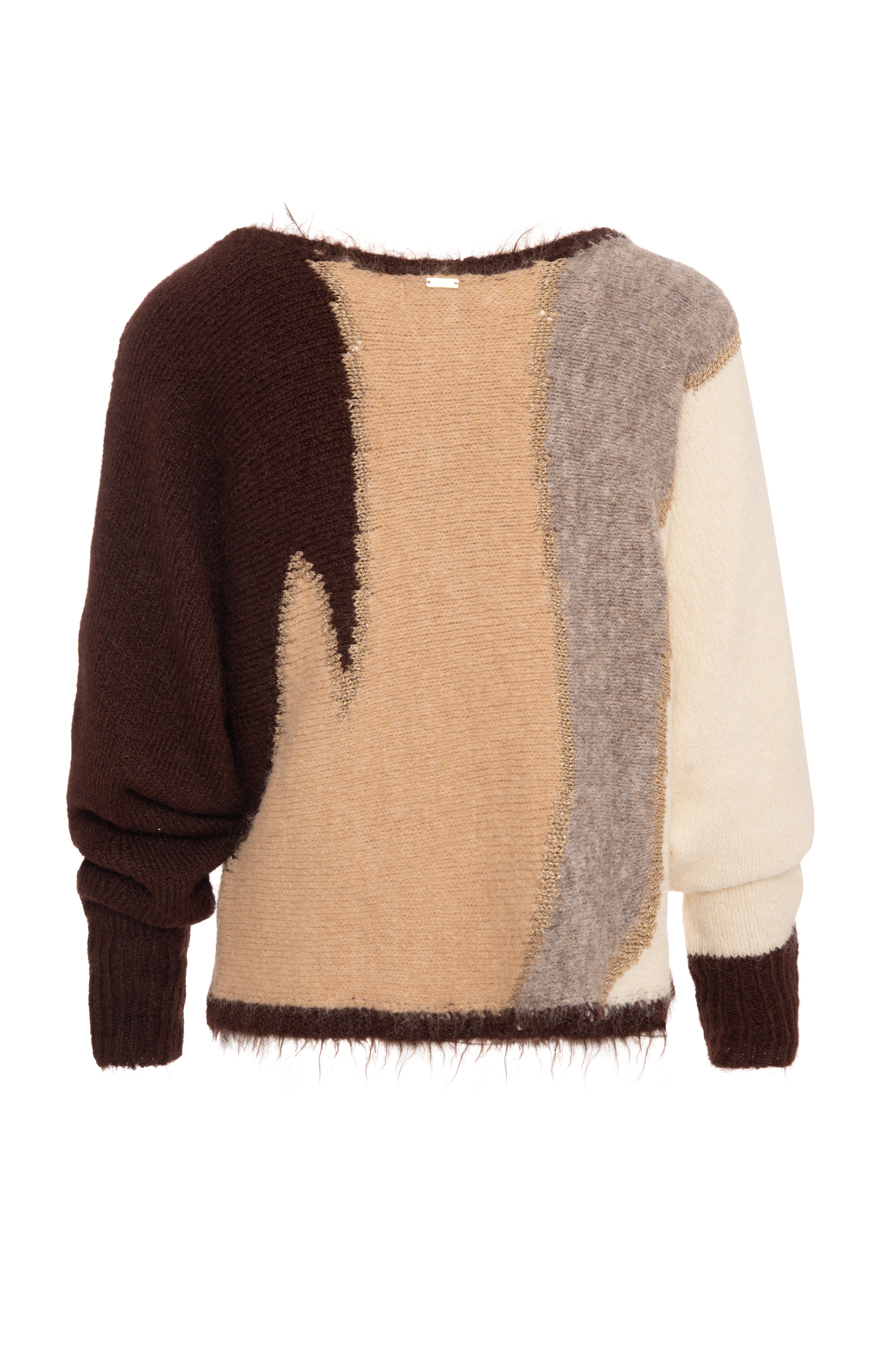 Knitwear over fit multicolor Fracomina FY26WT7065K563F8-KH3-2
