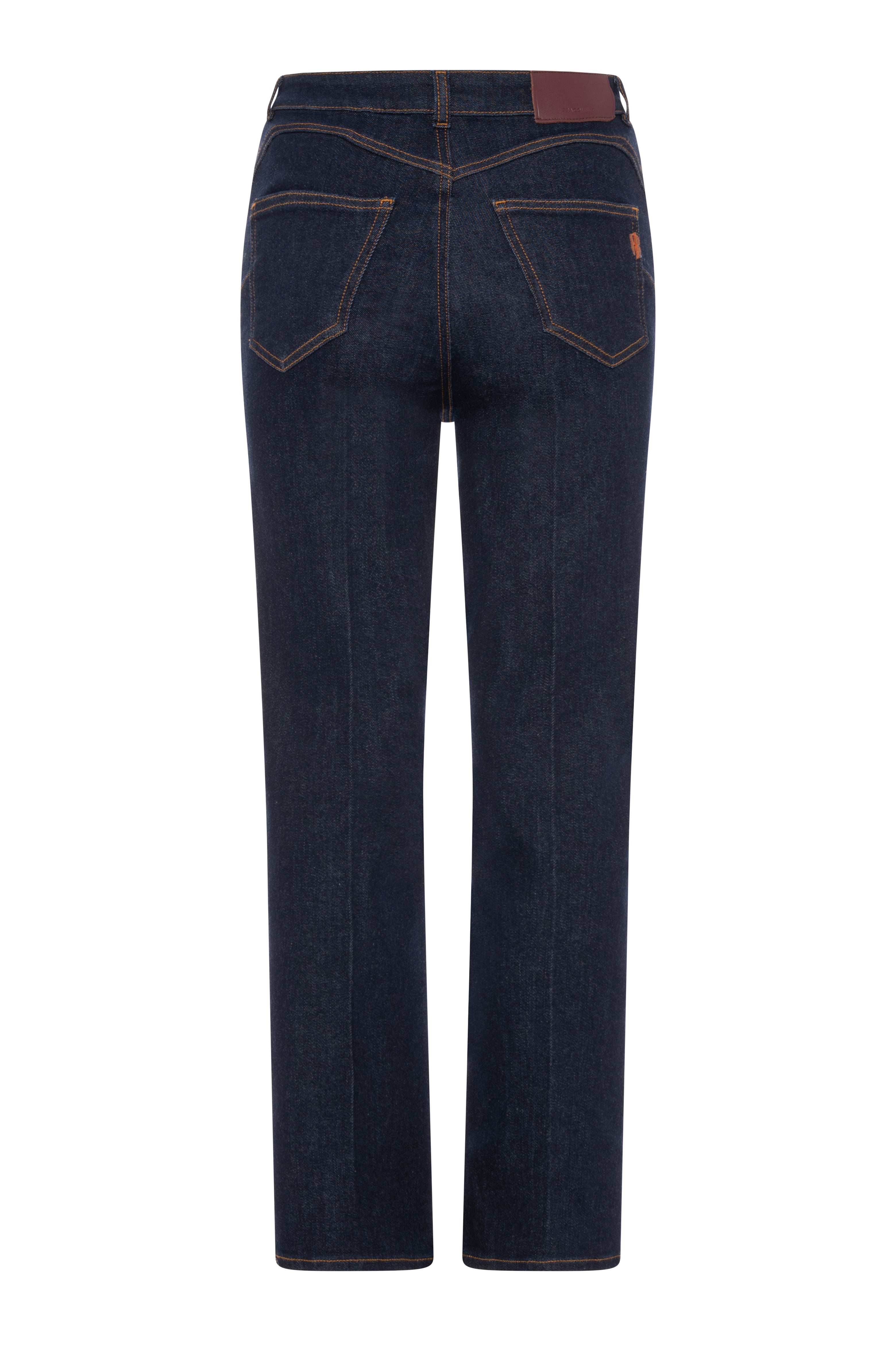 Jeans cropped made in denim with raw wash Fracomina FY26WV9006D46093-K71-2