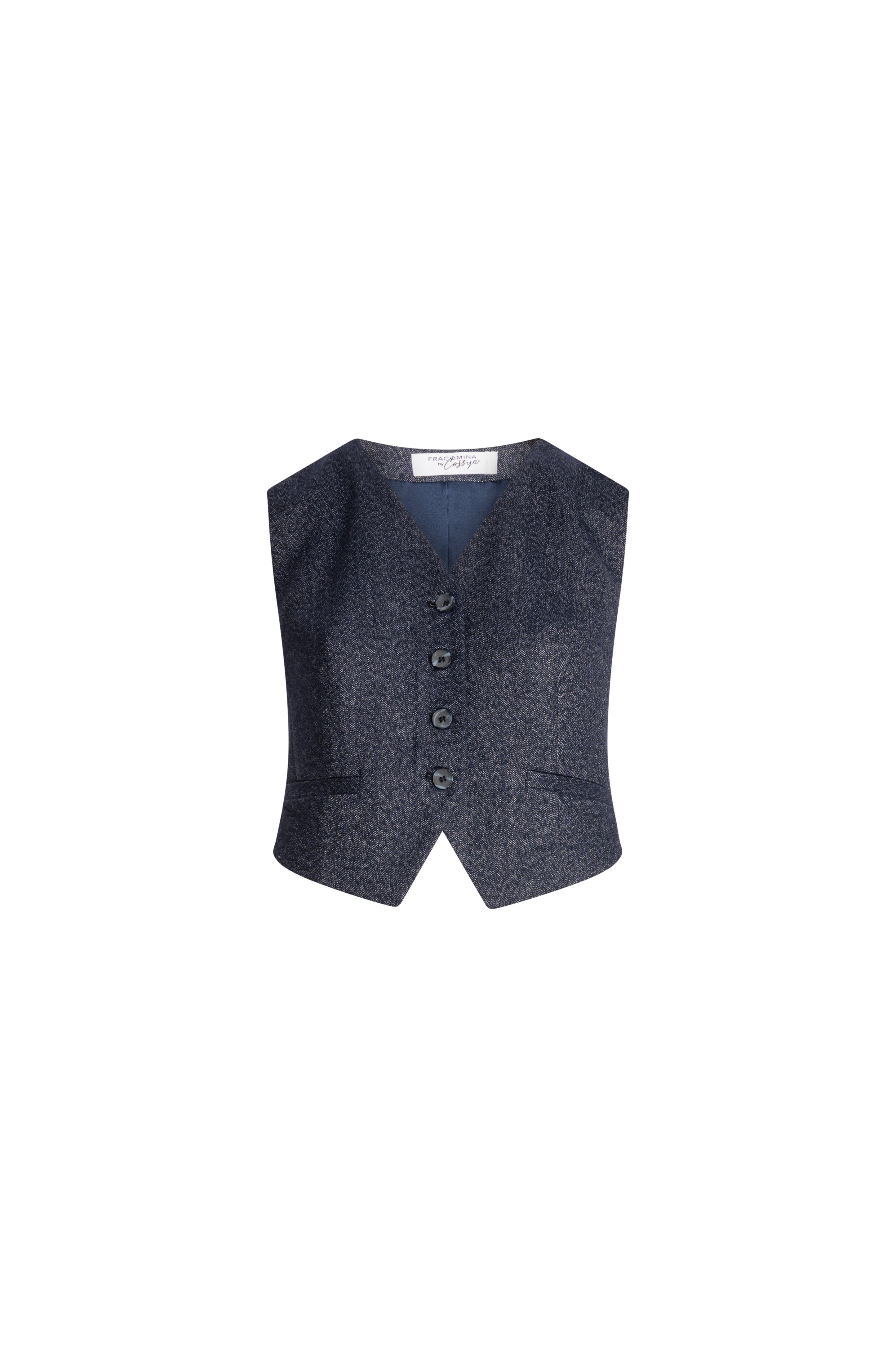 Gilet slim fit single breasted Fracomina FZ26WJ5001W56101-KM8-1