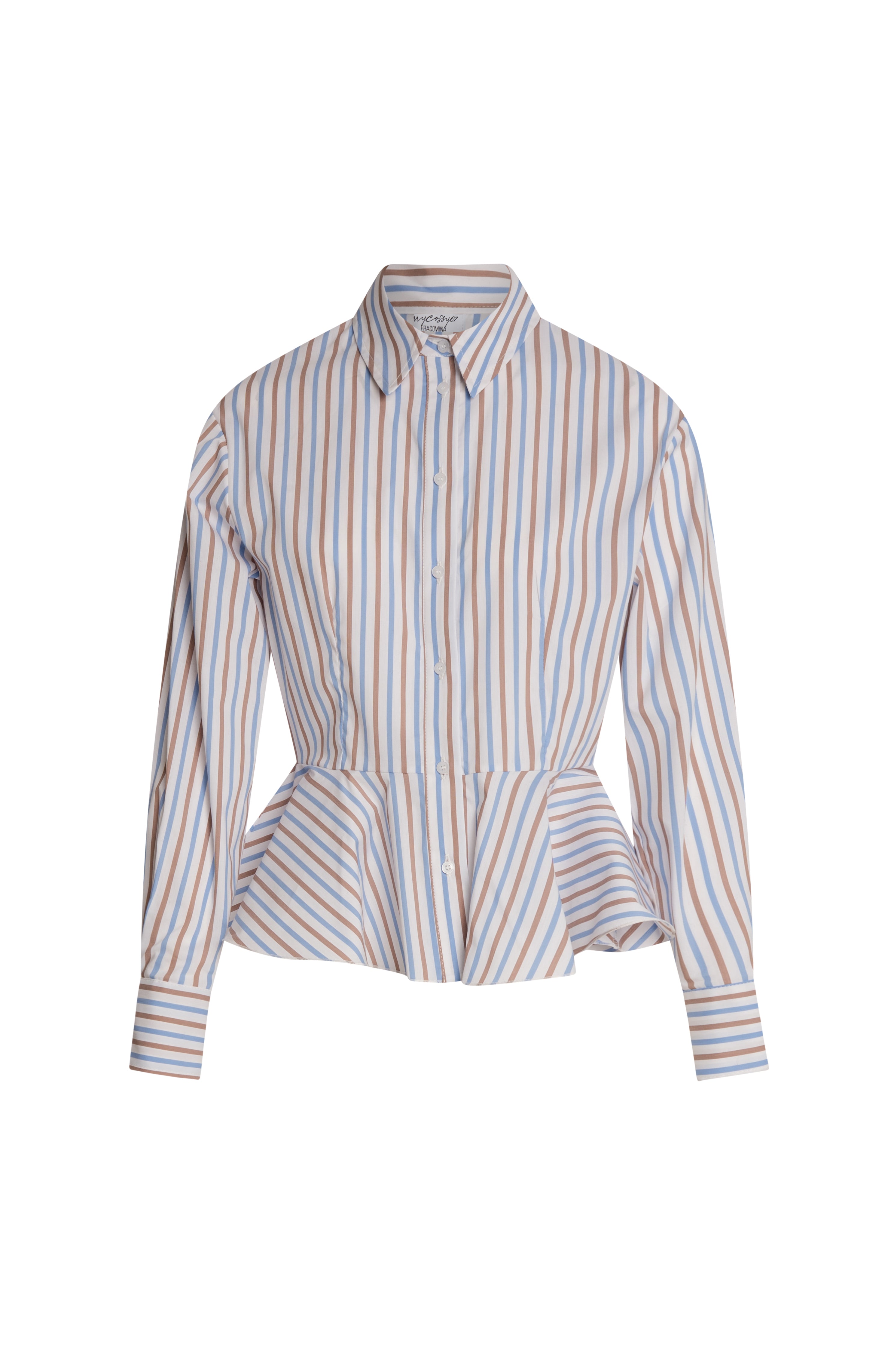 Shirt regular fit with multicolor stripes Fracomina FZ26WT6003W402N8-K37-1