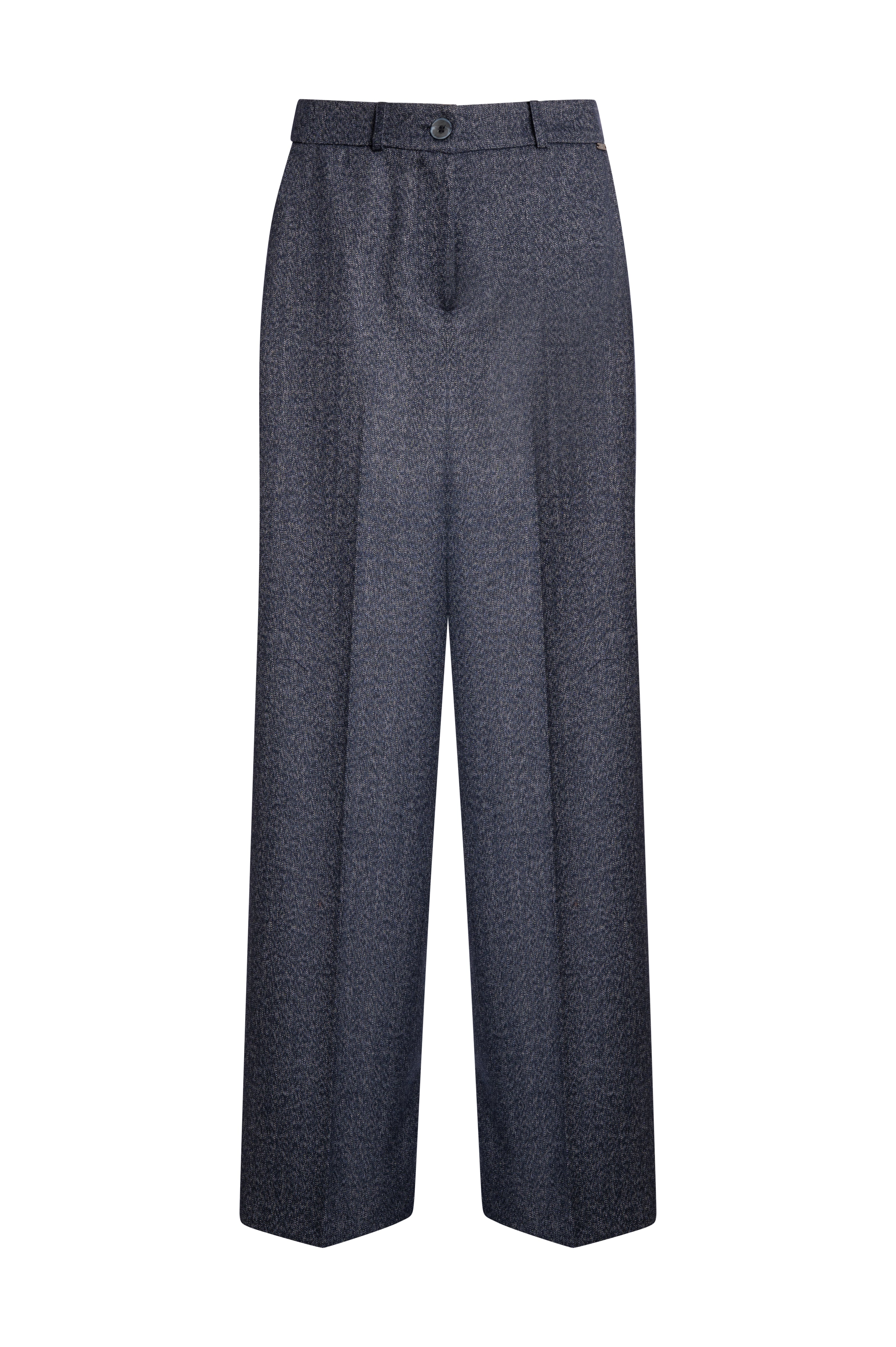 Palazzo pant wide fit made in tweed Fracomina FZ26WV3001W56101-KM8-1