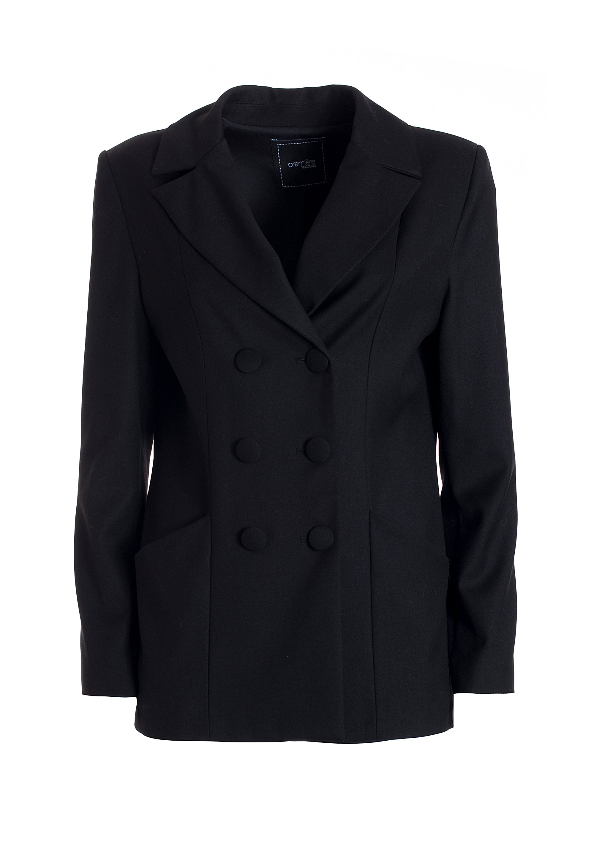 Blazer regular fit, double breasted, made in technical fabric Fracomina F321WJ2001W50001-053_06
