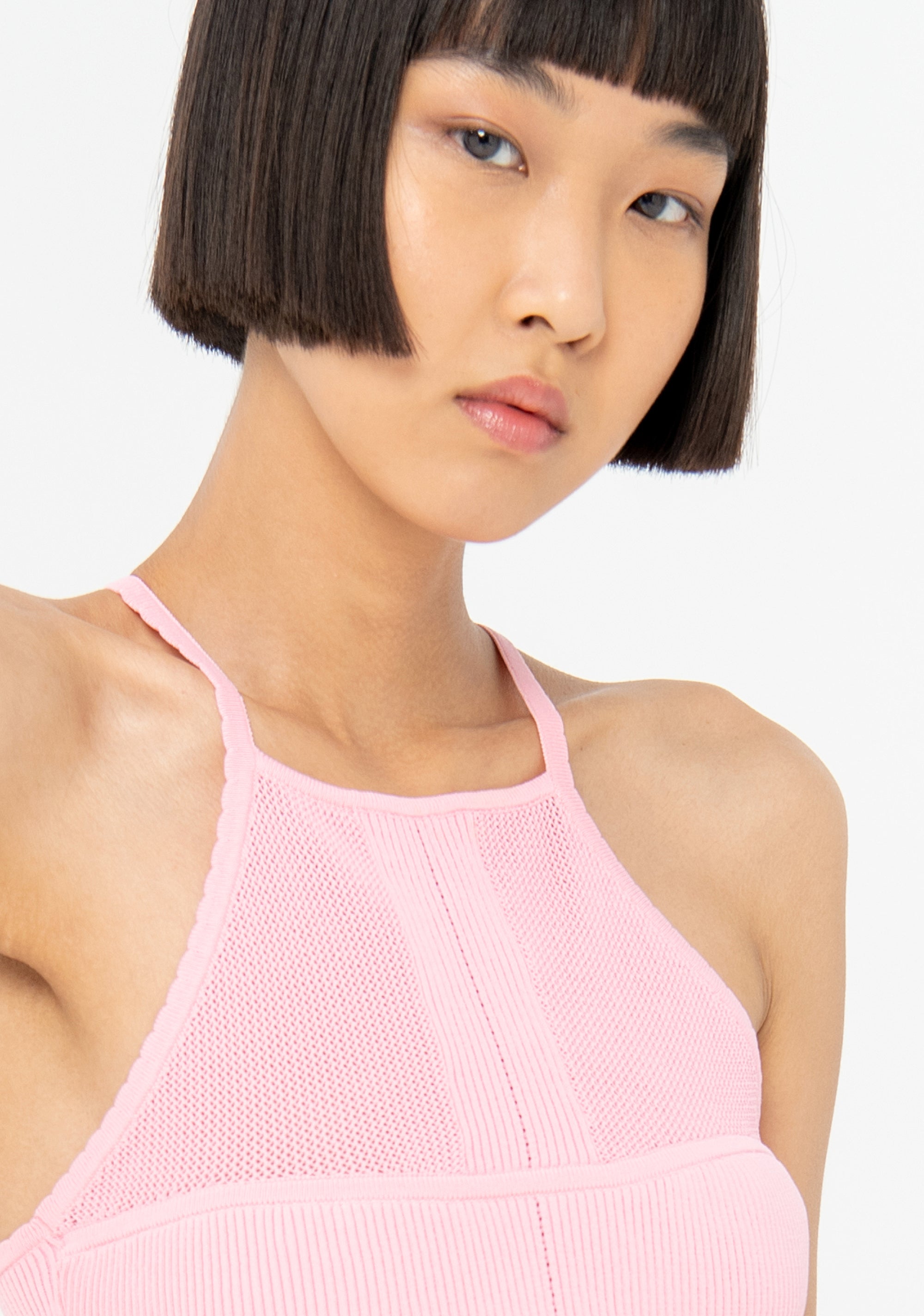 Knitted cropped top with ribs Fracomina F322ST4004K41701-226_2