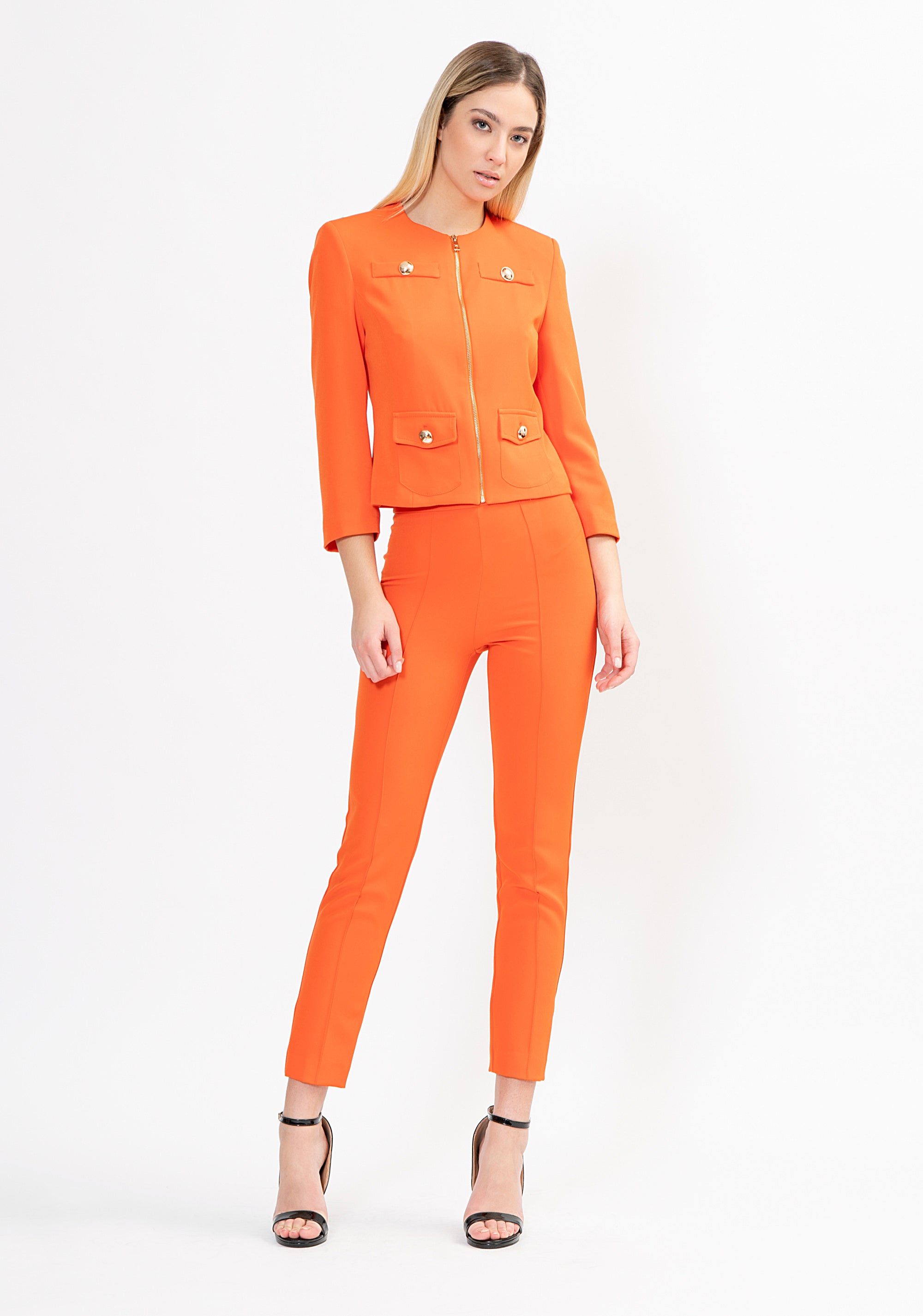 Jacket regular fit made in technical fabric Fracomina FI22SJ2001W42901-376