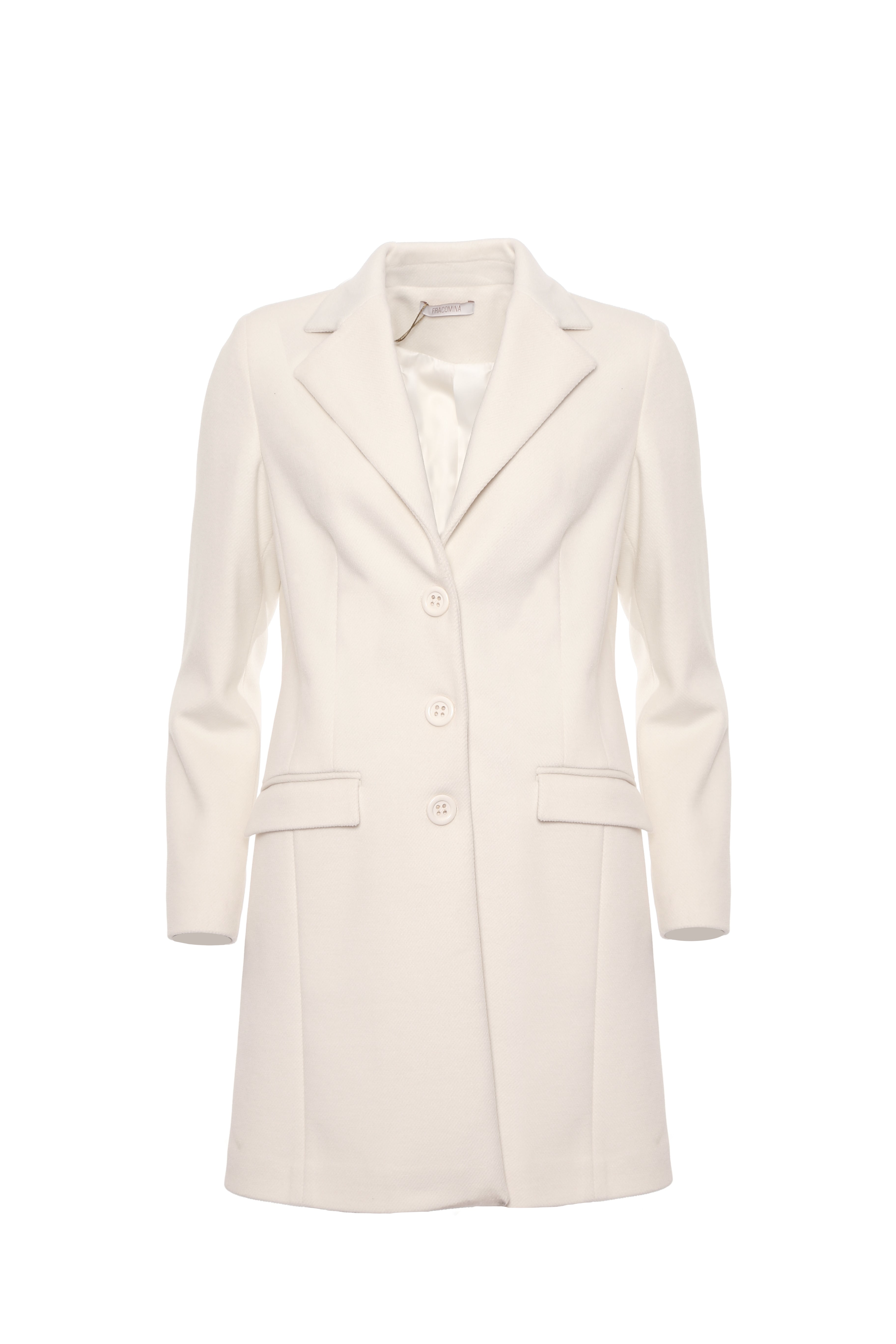 Single breasted slim coat Fracomina FI22WC1001W48601-278