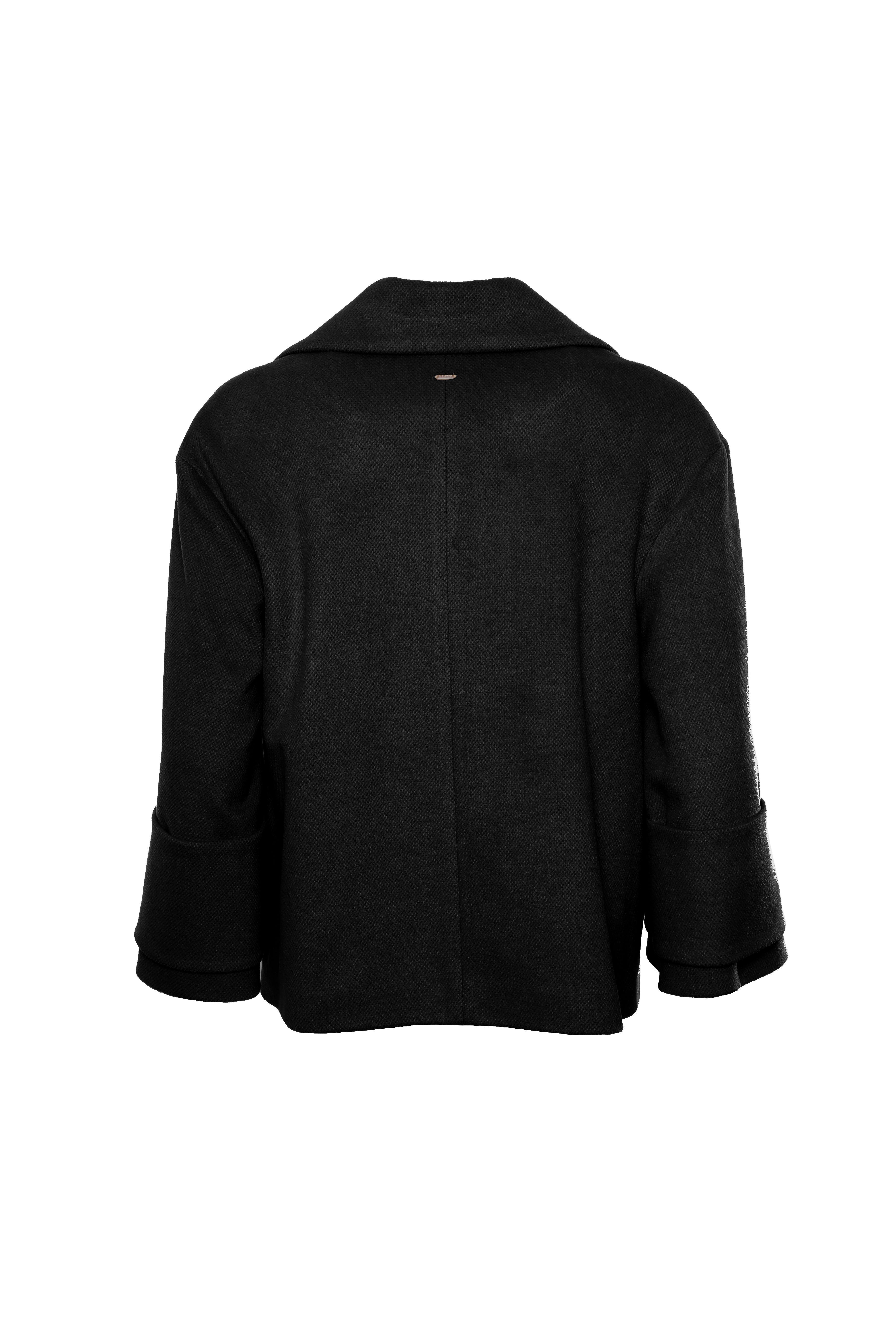 Short double-breasted coat Fracomina FI22WC1002W49301-053_R