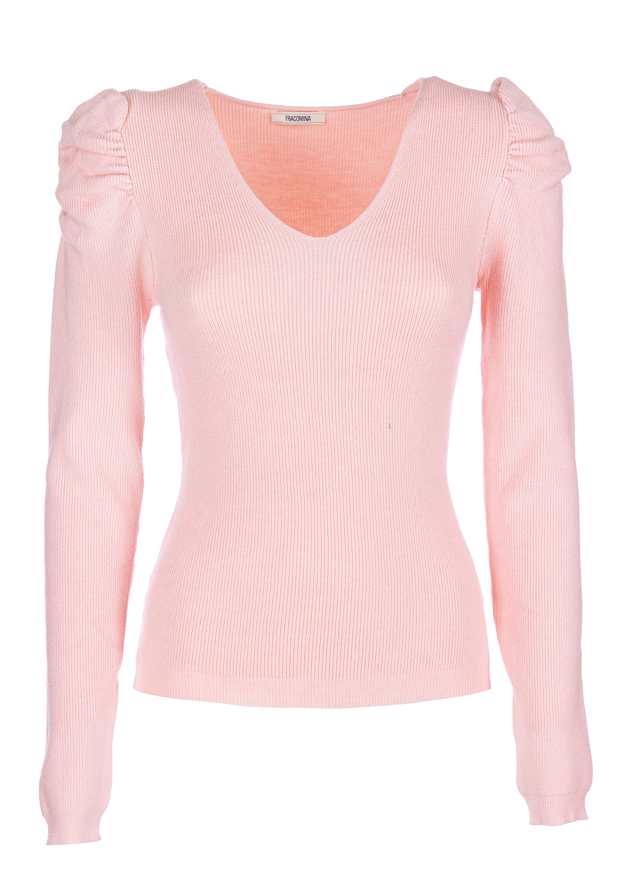 Knitwear slim fit with ribs Fracomina FI22WT7005K51301-103