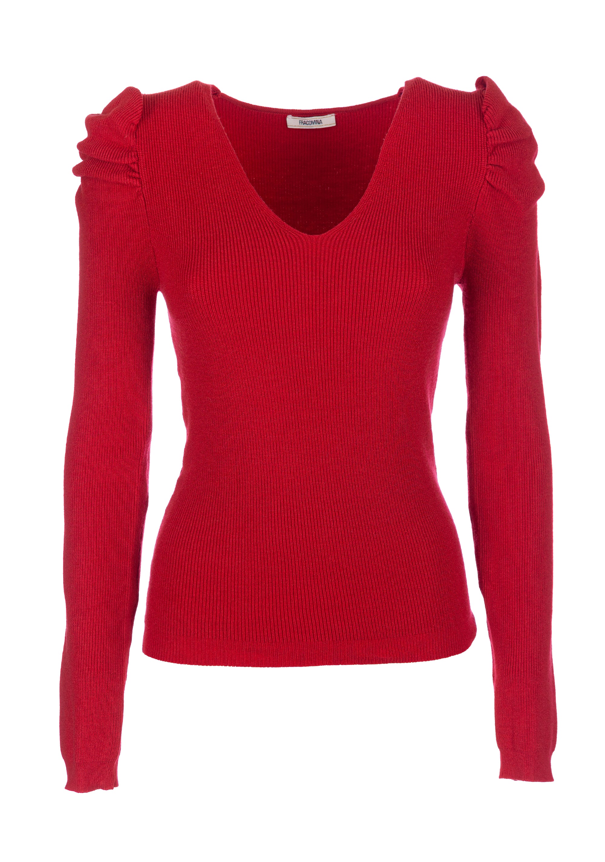 Knitwear slim fit with ribs Fracomina FI22WT7005K51301-377_6