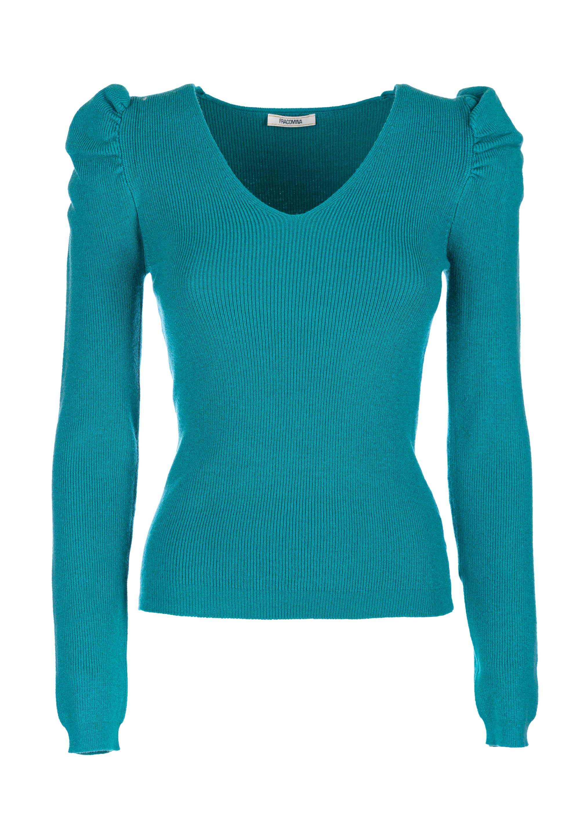 Knitwear slim fit with ribs Fracomina FI22WT7005K51301-436